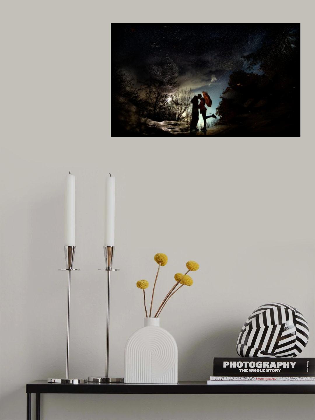 The first kiss. Poster och Canvastavla