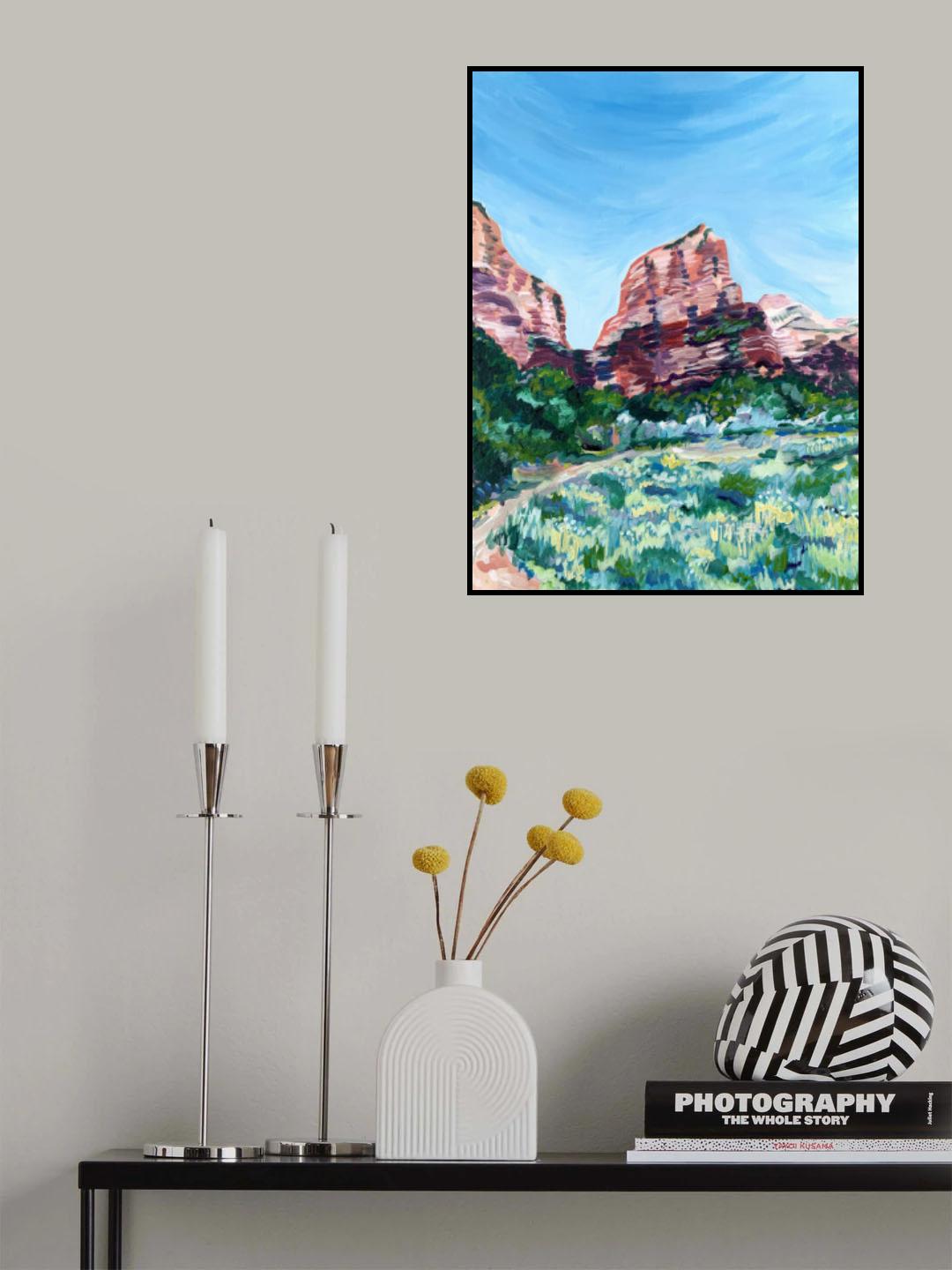 Angels Landing Poster och Canvastavla