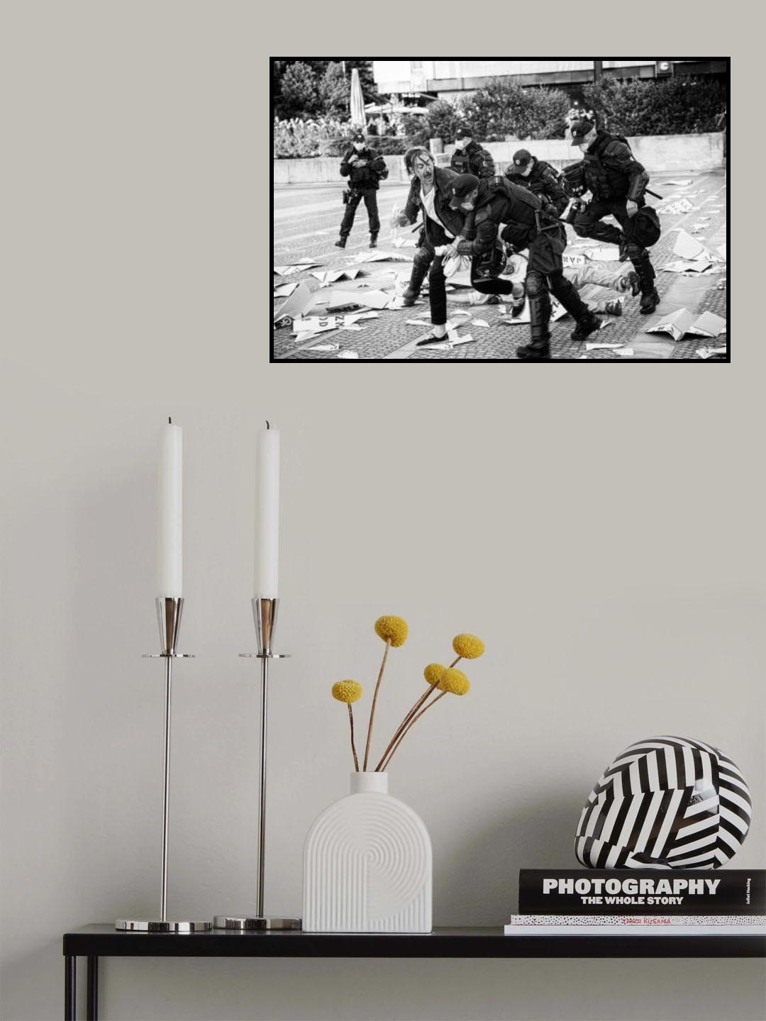 Protesting Poster och Canvastavla