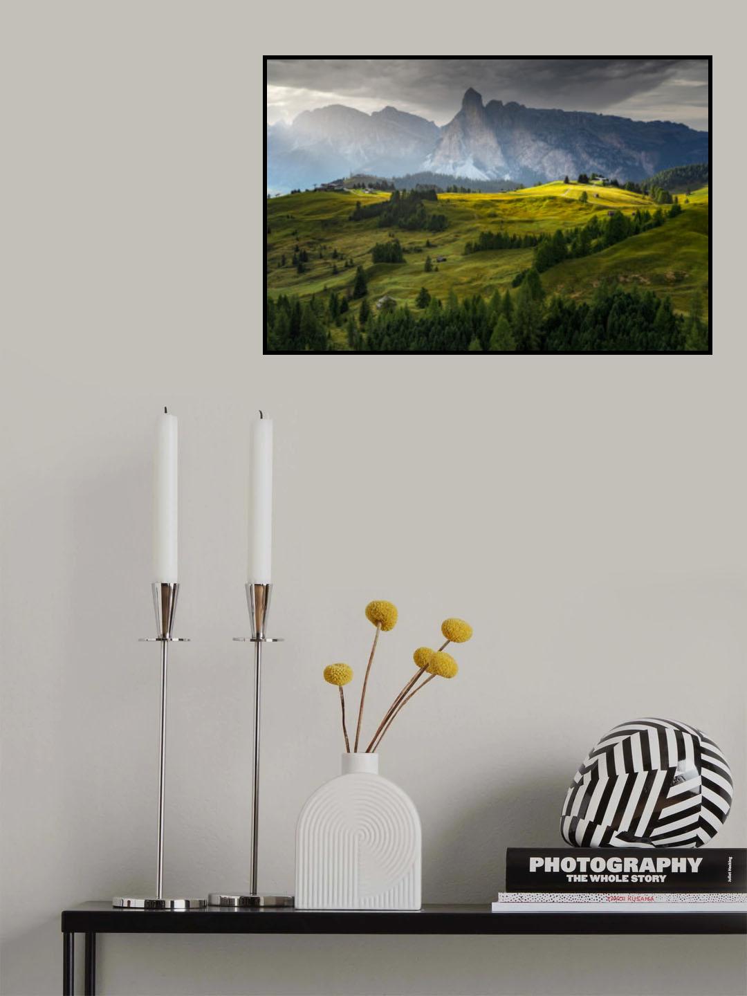 Light show on the plateau Poster och Canvastavla