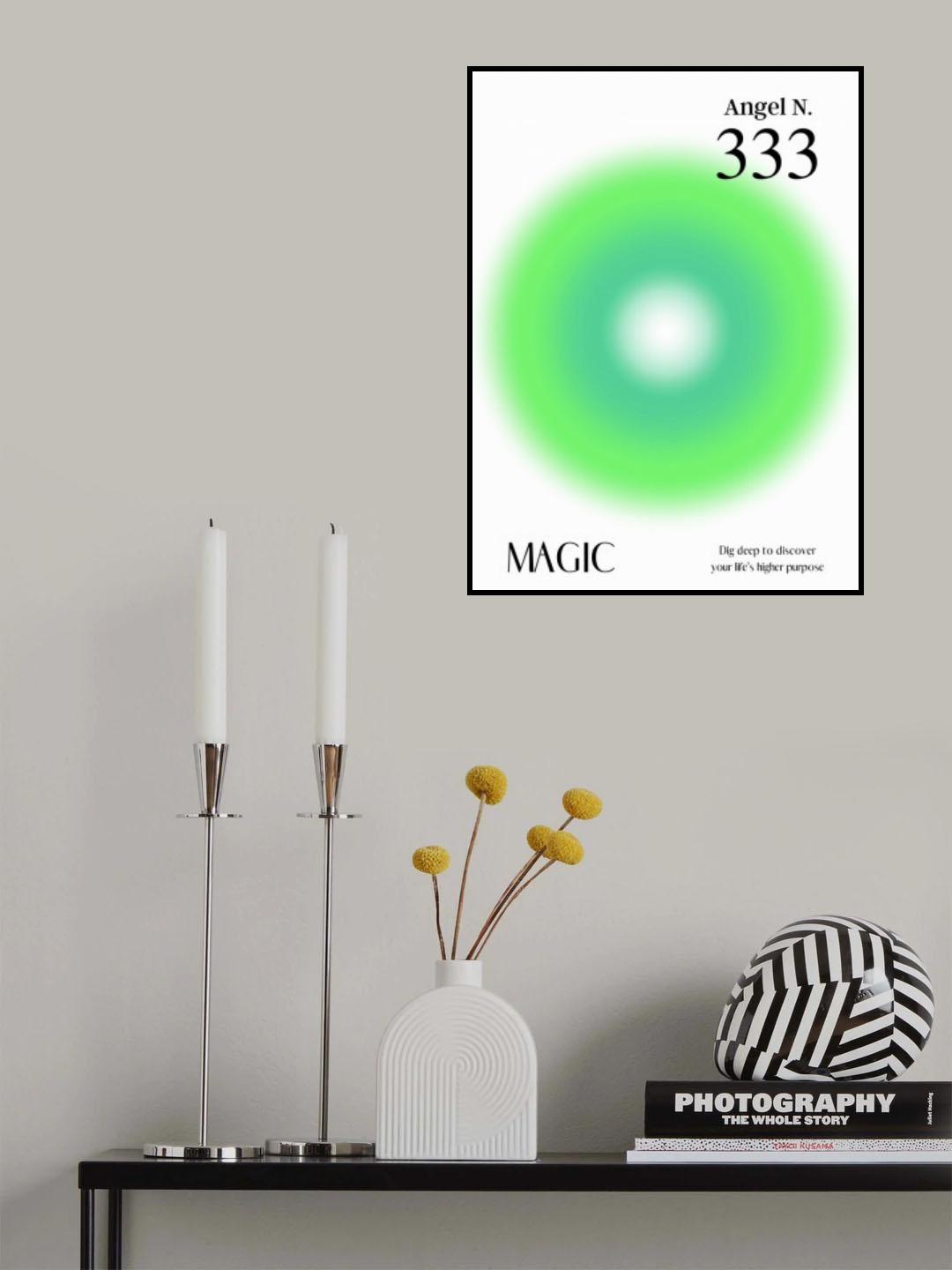 Angel Number 333 Poster och Canvastavla