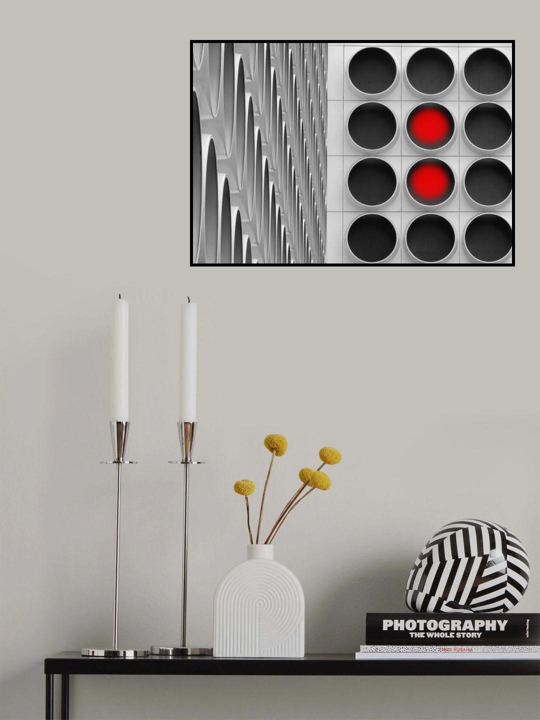 red dots Poster och Canvastavla