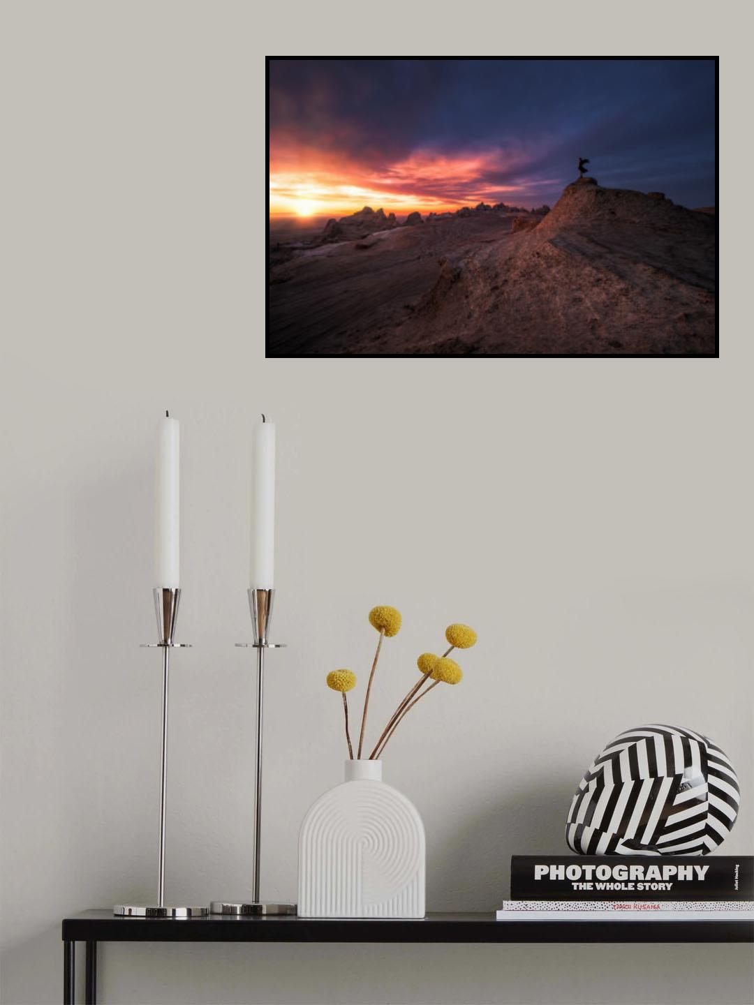 Valley of Lights Poster och Canvastavla