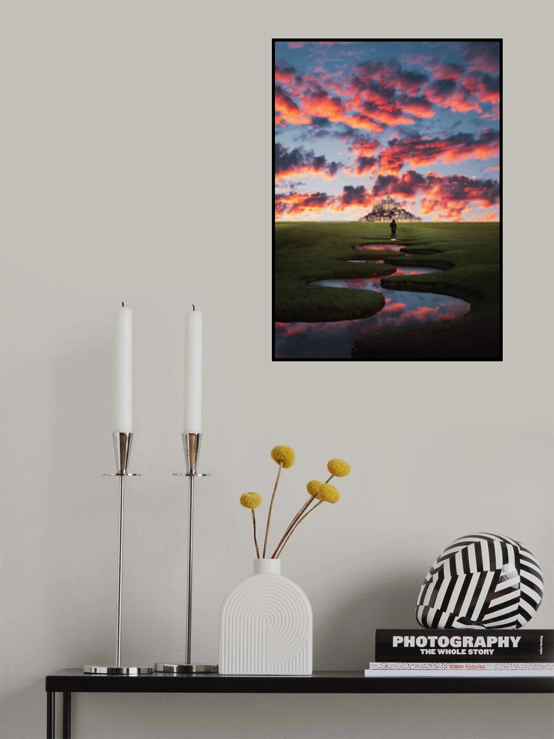 Mont Saint Michel Poster och Canvastavla