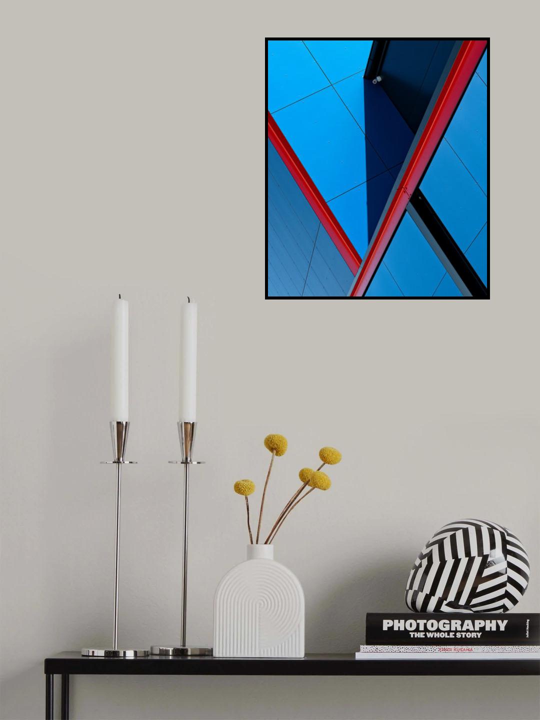 Y - blue Poster och Canvastavla