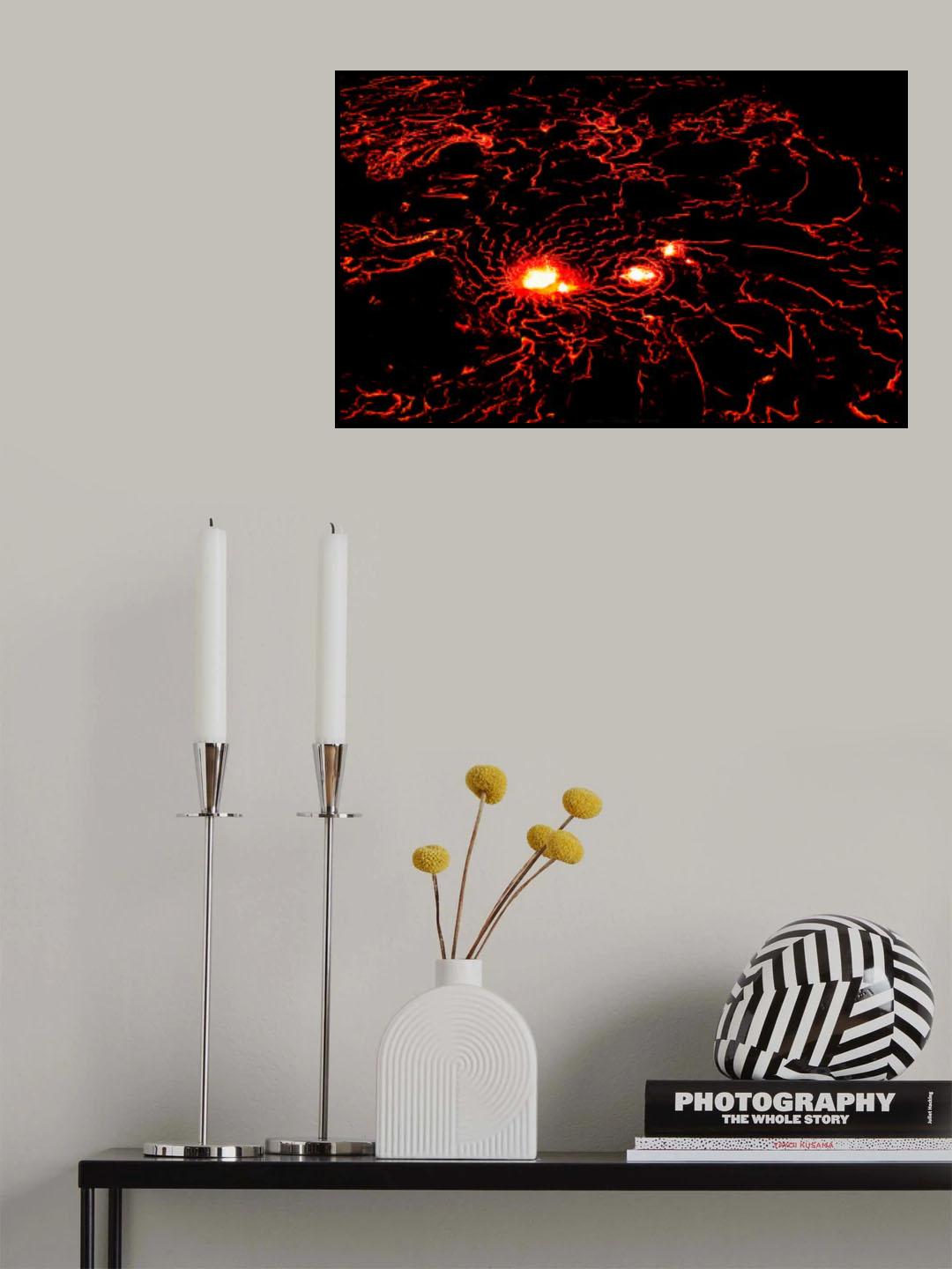 Lava Eyes Poster och Canvastavla
