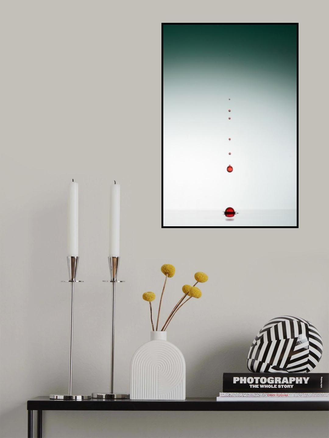 Evolution of waterdrops - 1 Poster och Canvastavla