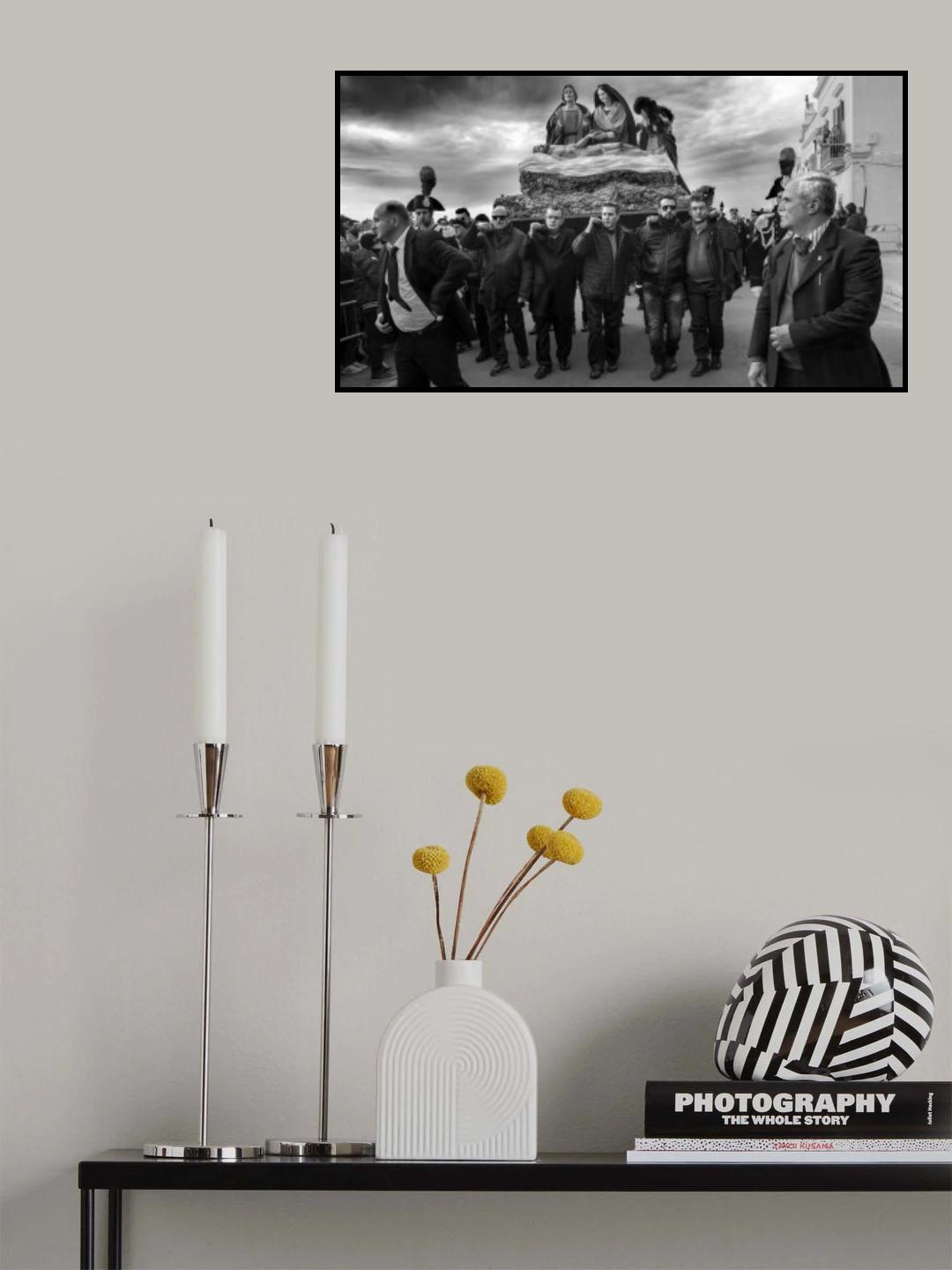 Holy Week in south of Italy: Gallipoli Poster och Canvastavla