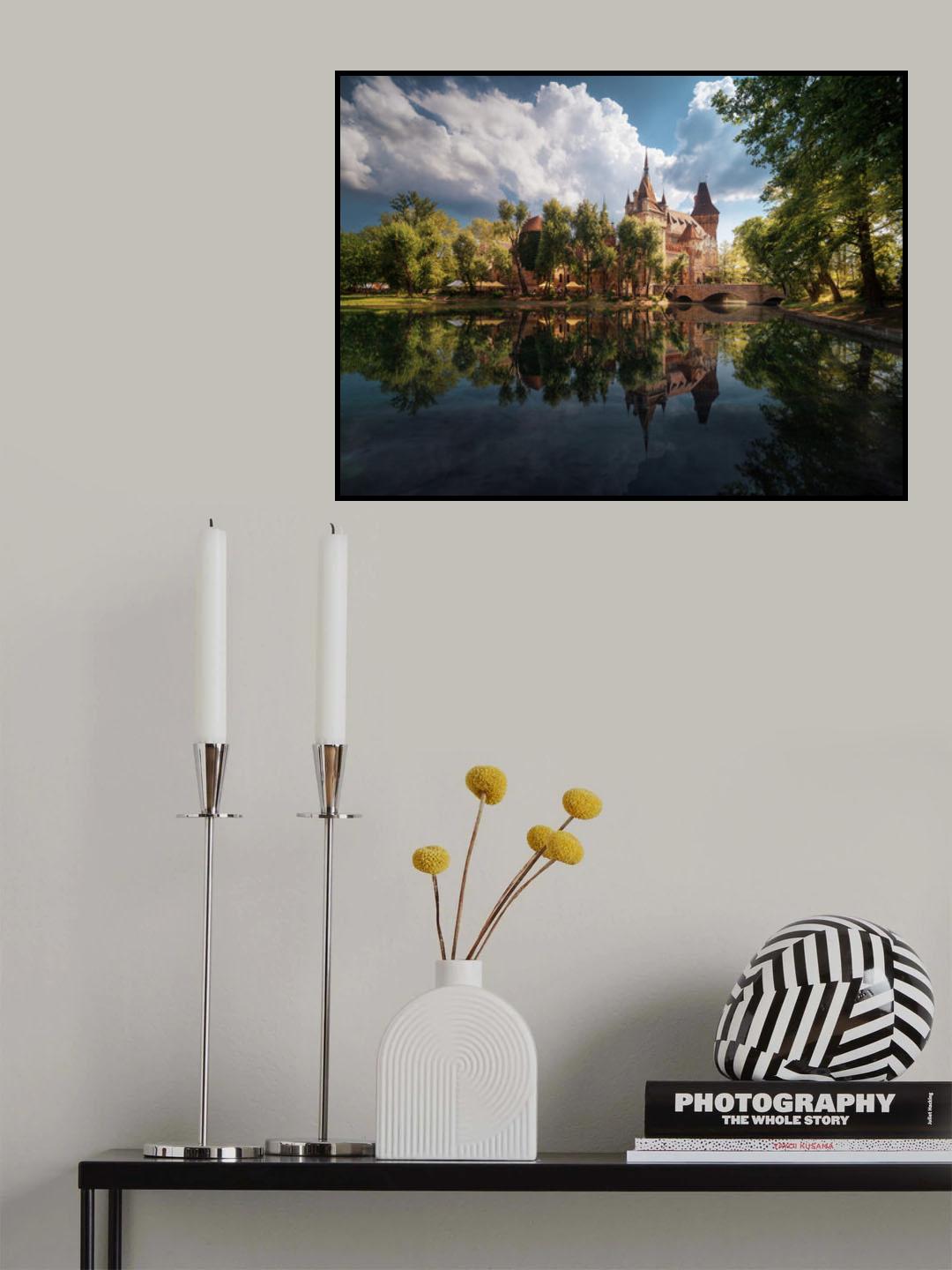 Un paseo por el lago. Poster och Canvastavla