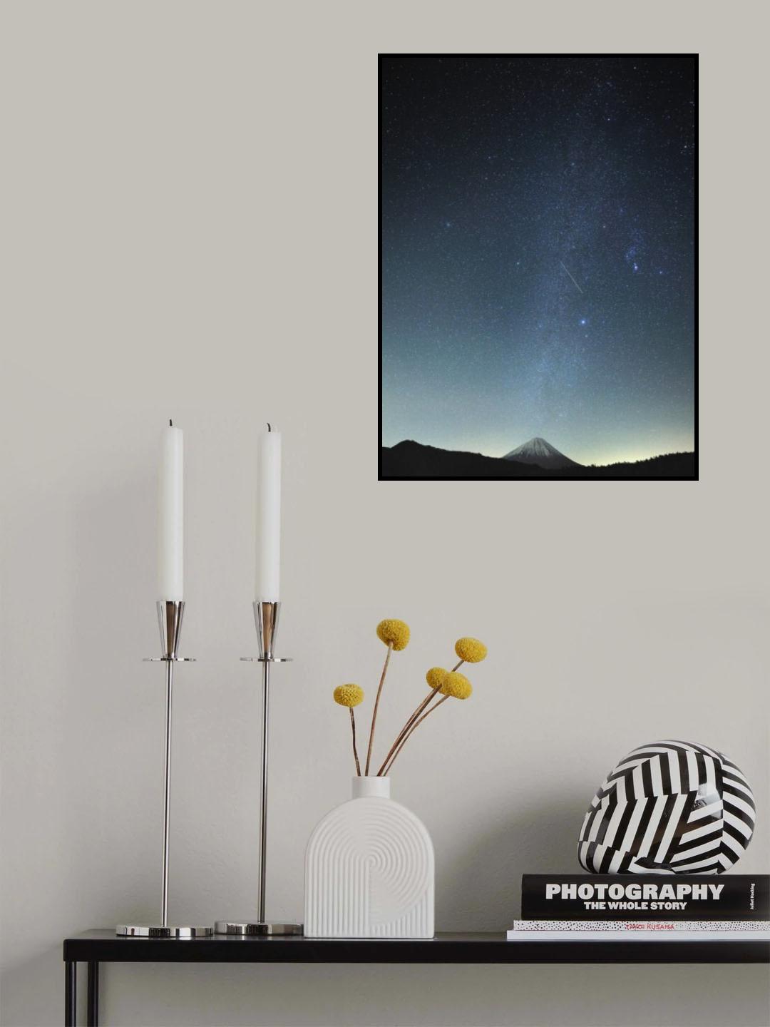 Meteor night Poster och Canvastavla