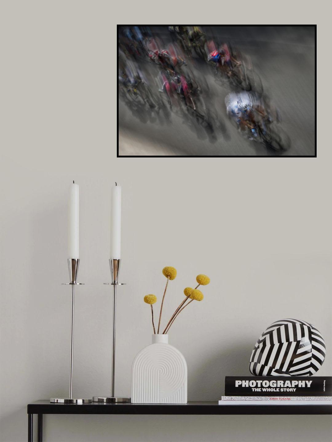 A race with shadows Poster och Canvastavla