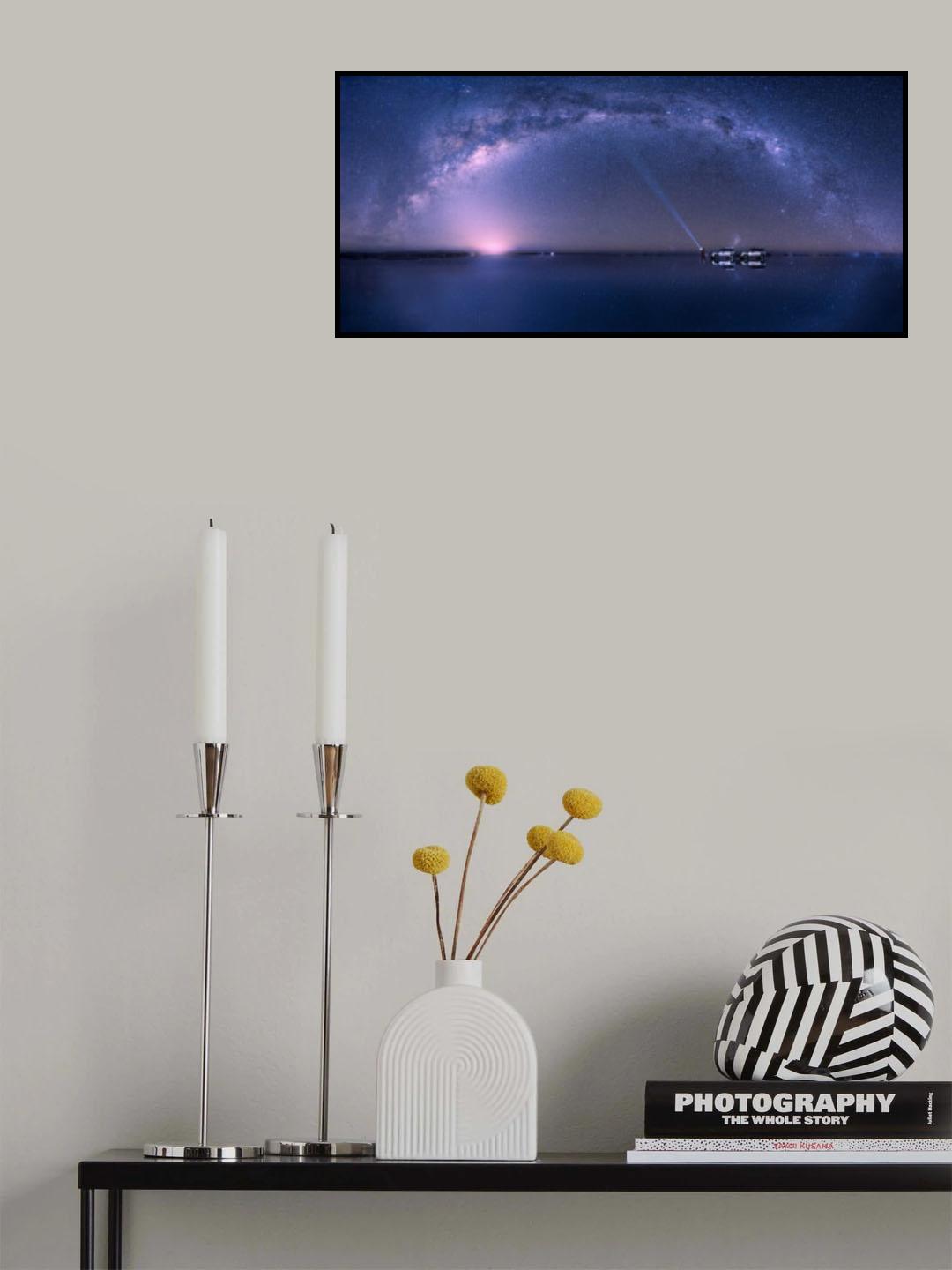 Lighting the Milky Way with magic power Poster och Canvastavla
