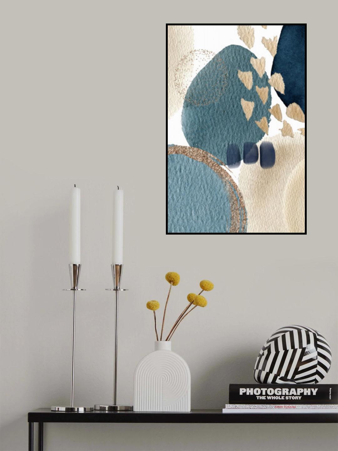 Blue Beauty-3 Poster och Canvastavla