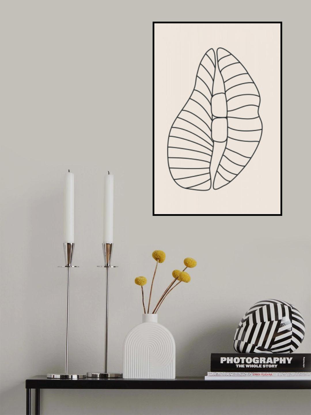 Boho Mouth Poster och Canvastavla