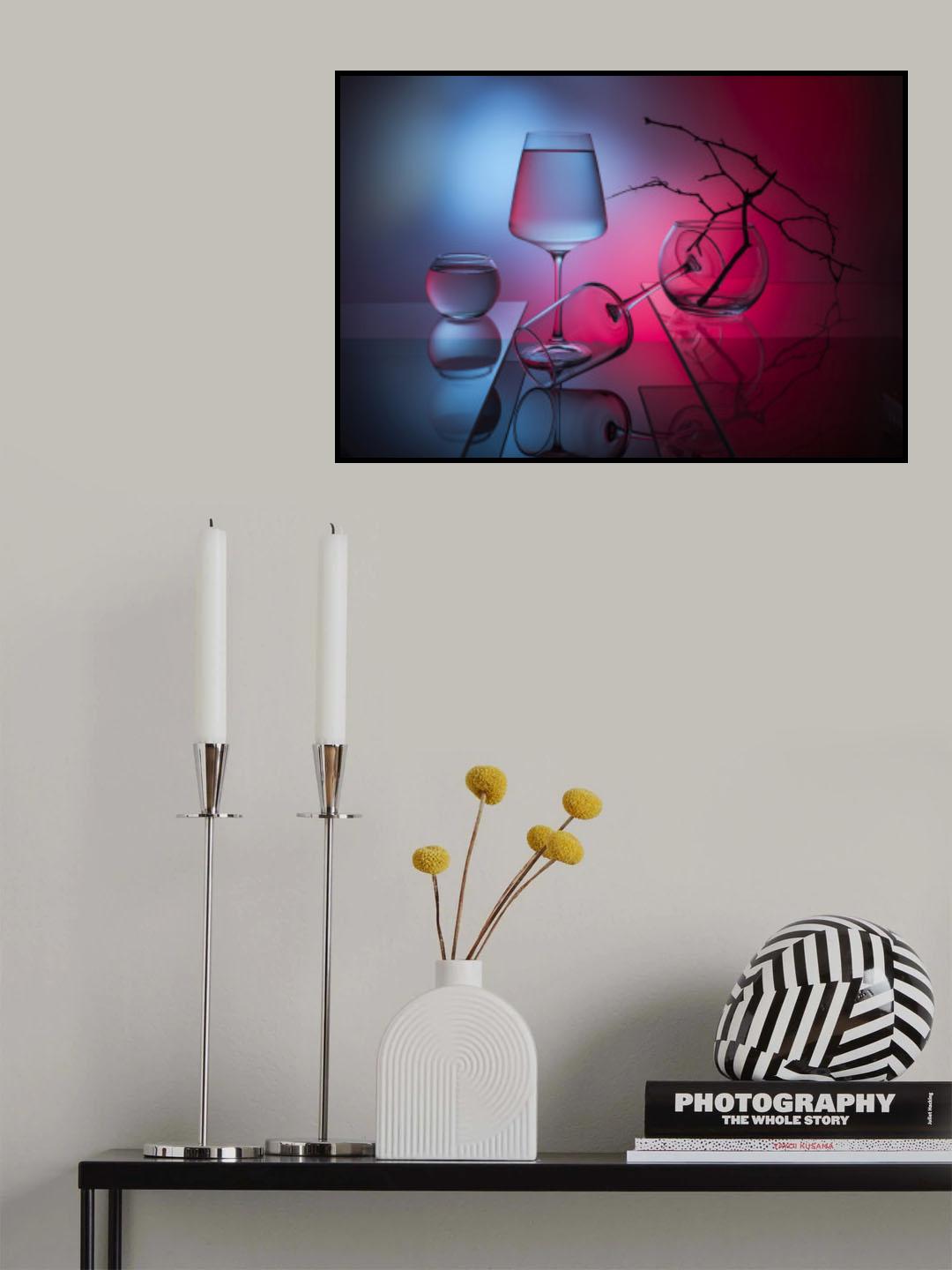 From the series "Experiments with glass" Poster och Canvastavla