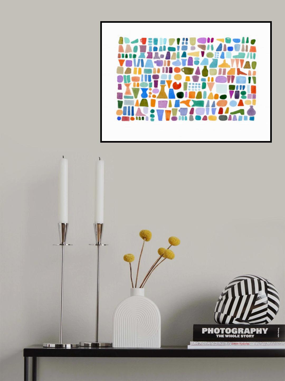 Beach Combing Poster och Canvastavla