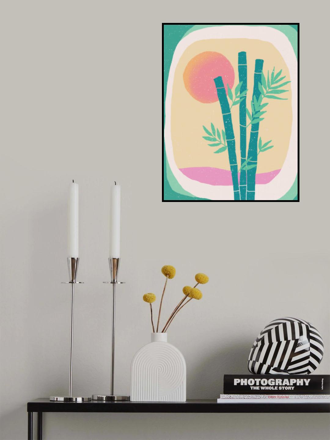 Bamboo in the Desert Poster och Canvastavla