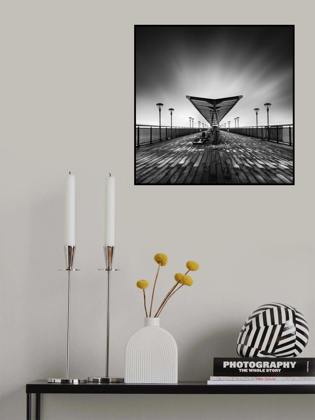 Boscombe Pier Poster och Canvastavla