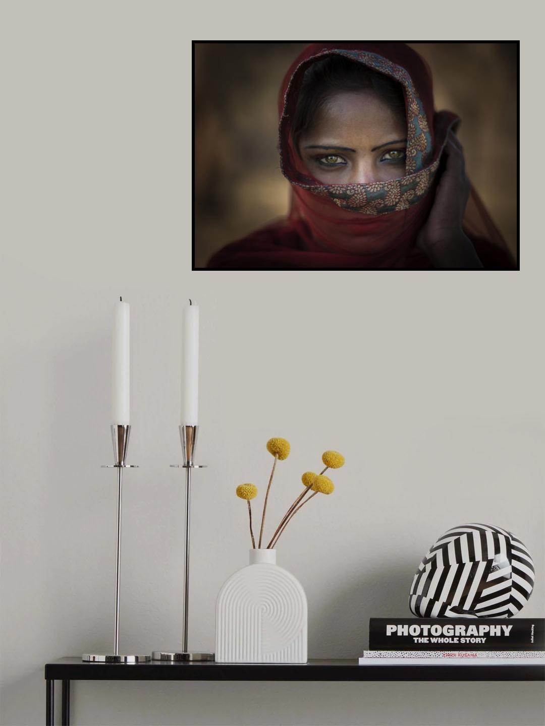 Captivating Eyes Poster och Canvastavla