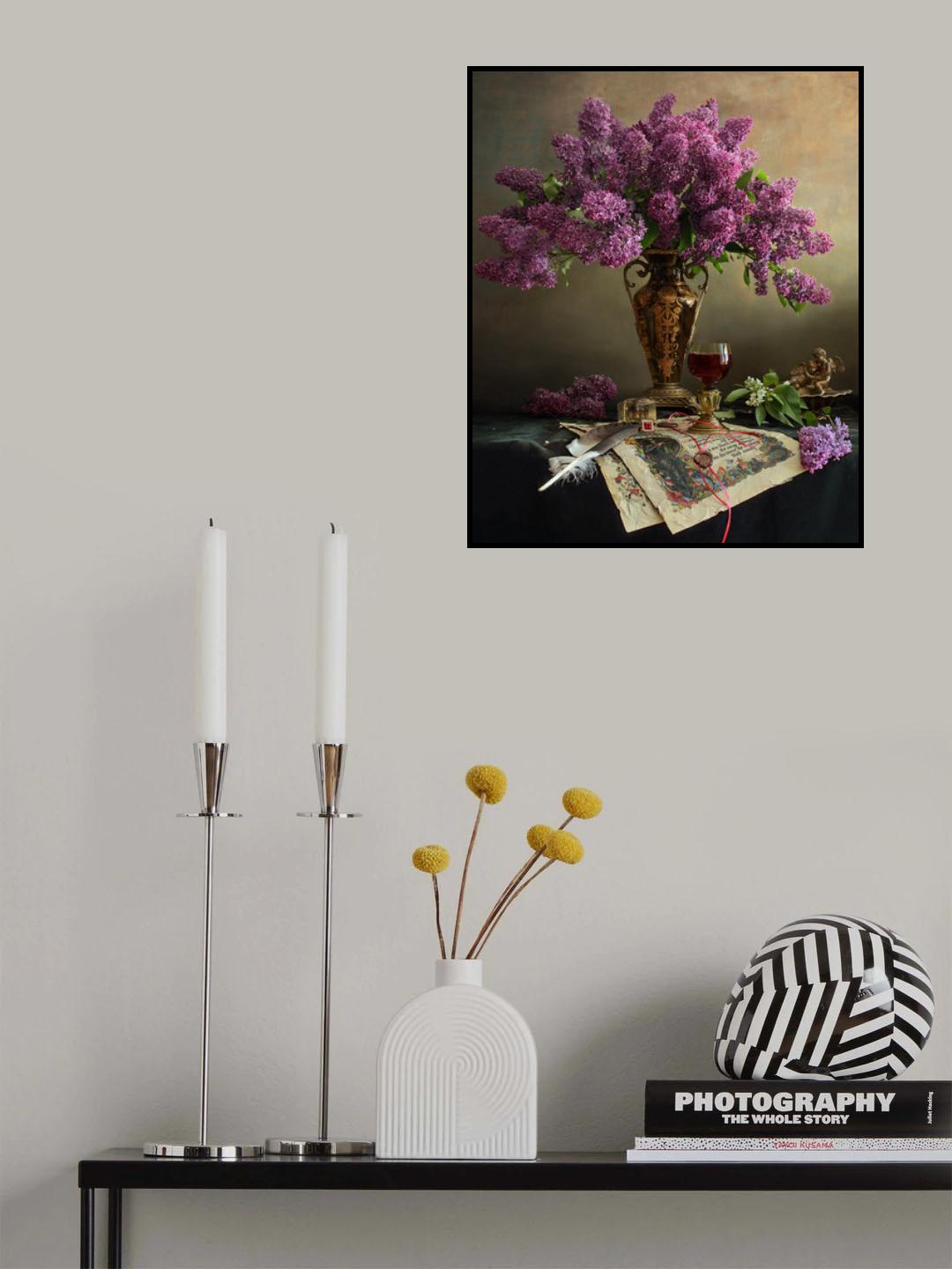 Still life with flowers Poster och Canvastavla