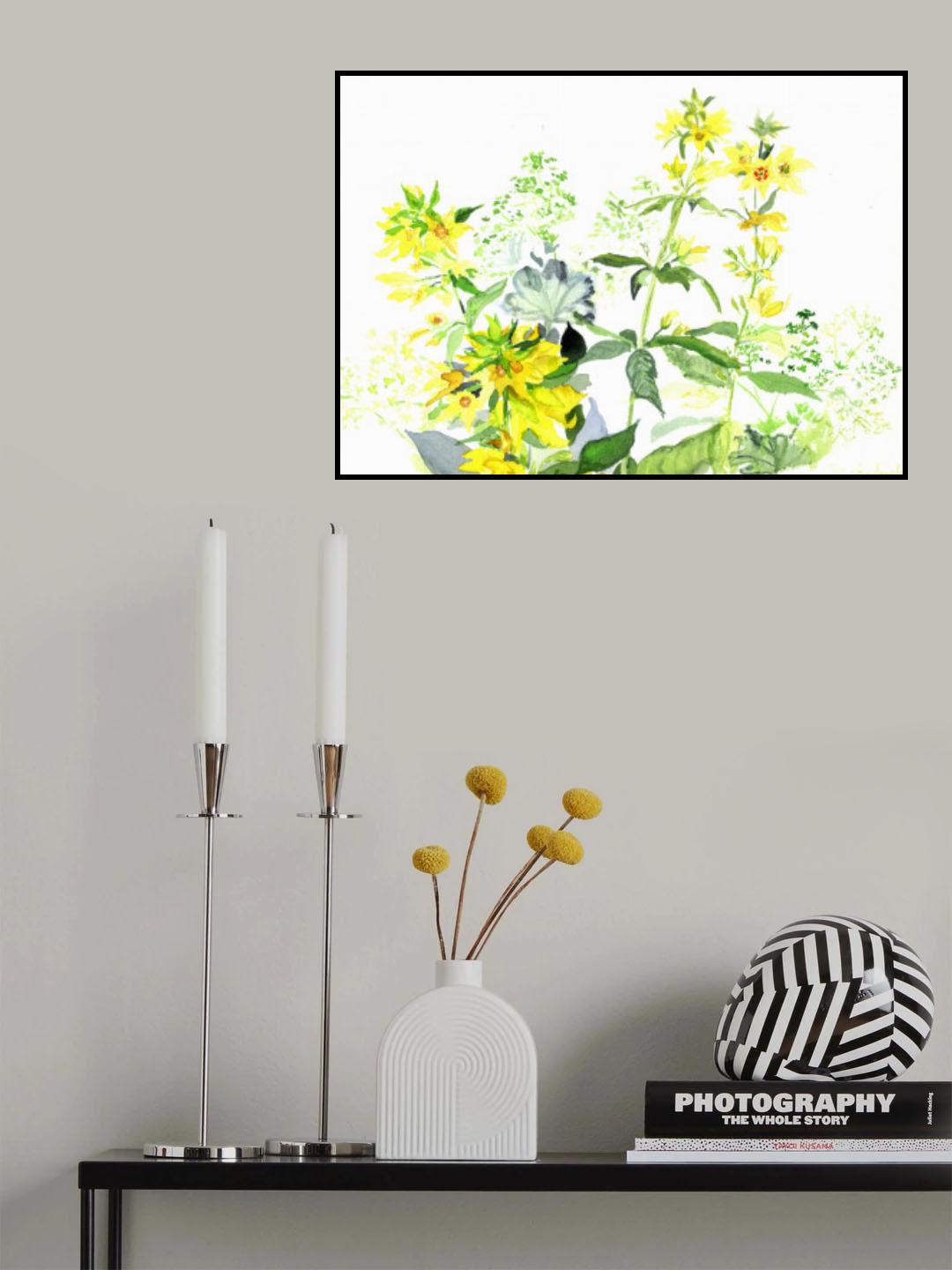 Wildblumen Aus Dem Erzgebirge Poster och Canvastavla