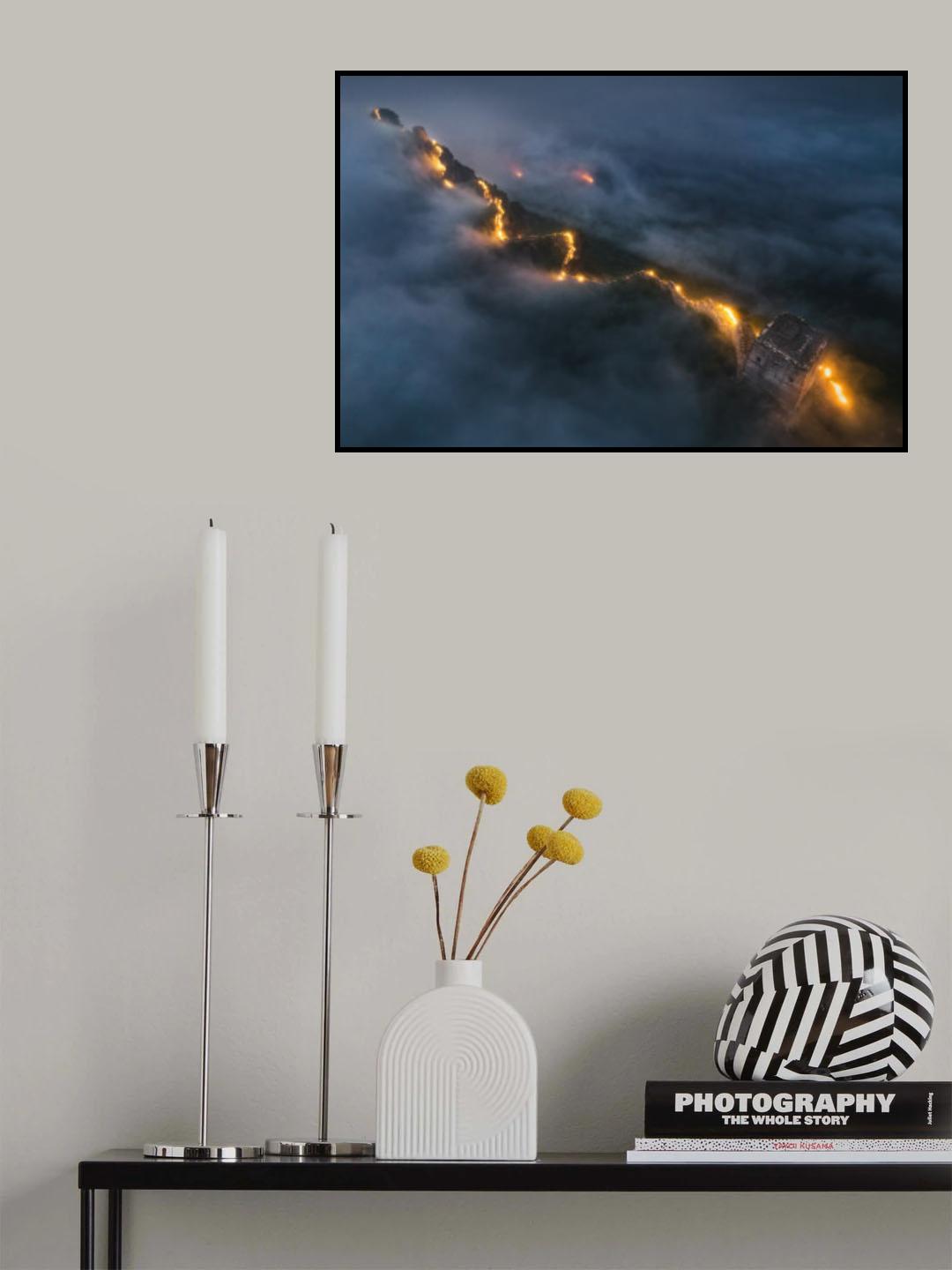 Clouds over the dragon's back Poster och Canvastavla