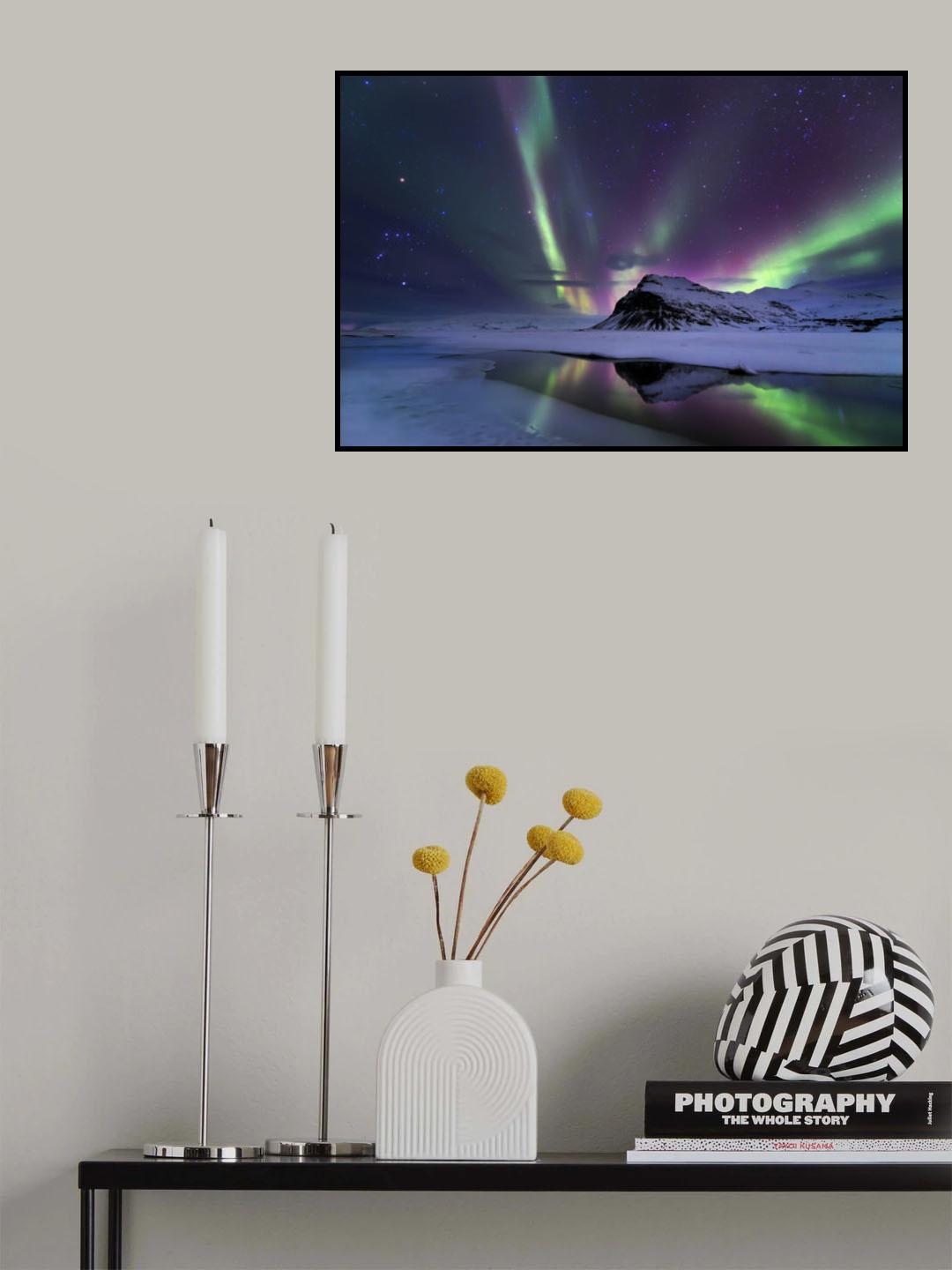 Northern Lights reflection Poster och Canvastavla