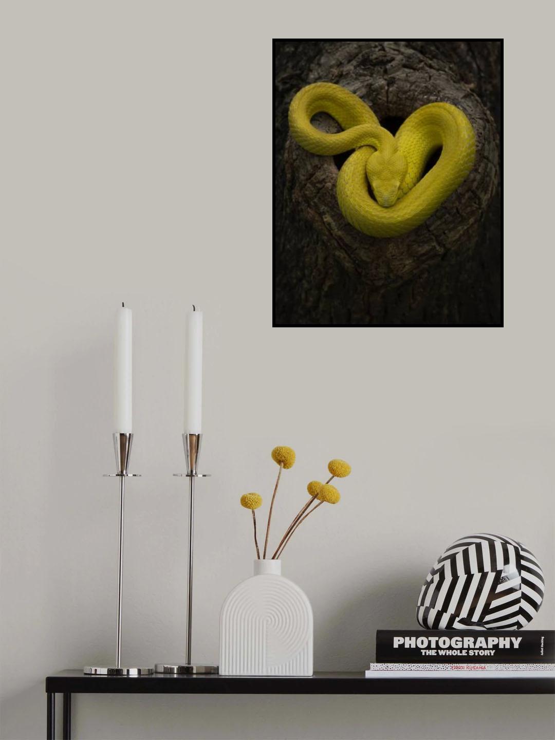 Yellow Poster och Canvastavla