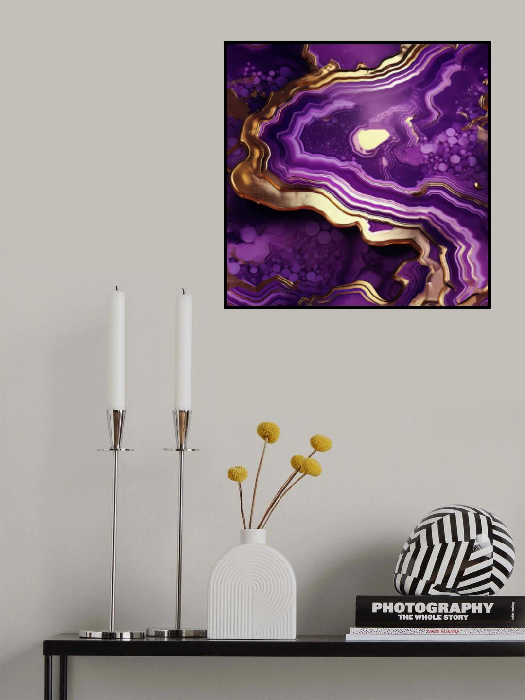 Agate 58 Poster och Canvastavla