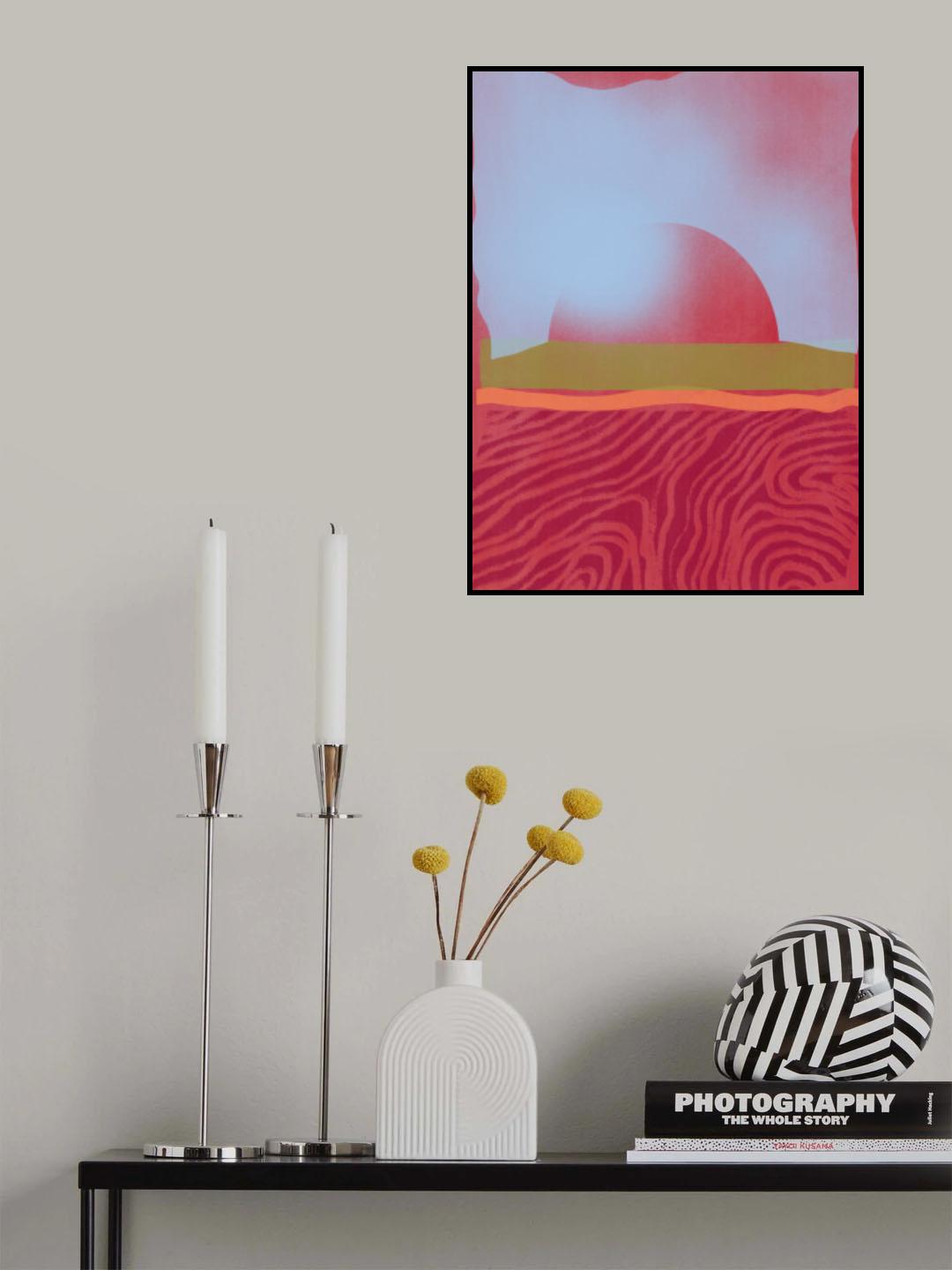 Mist Over Sun Poster och Canvastavla