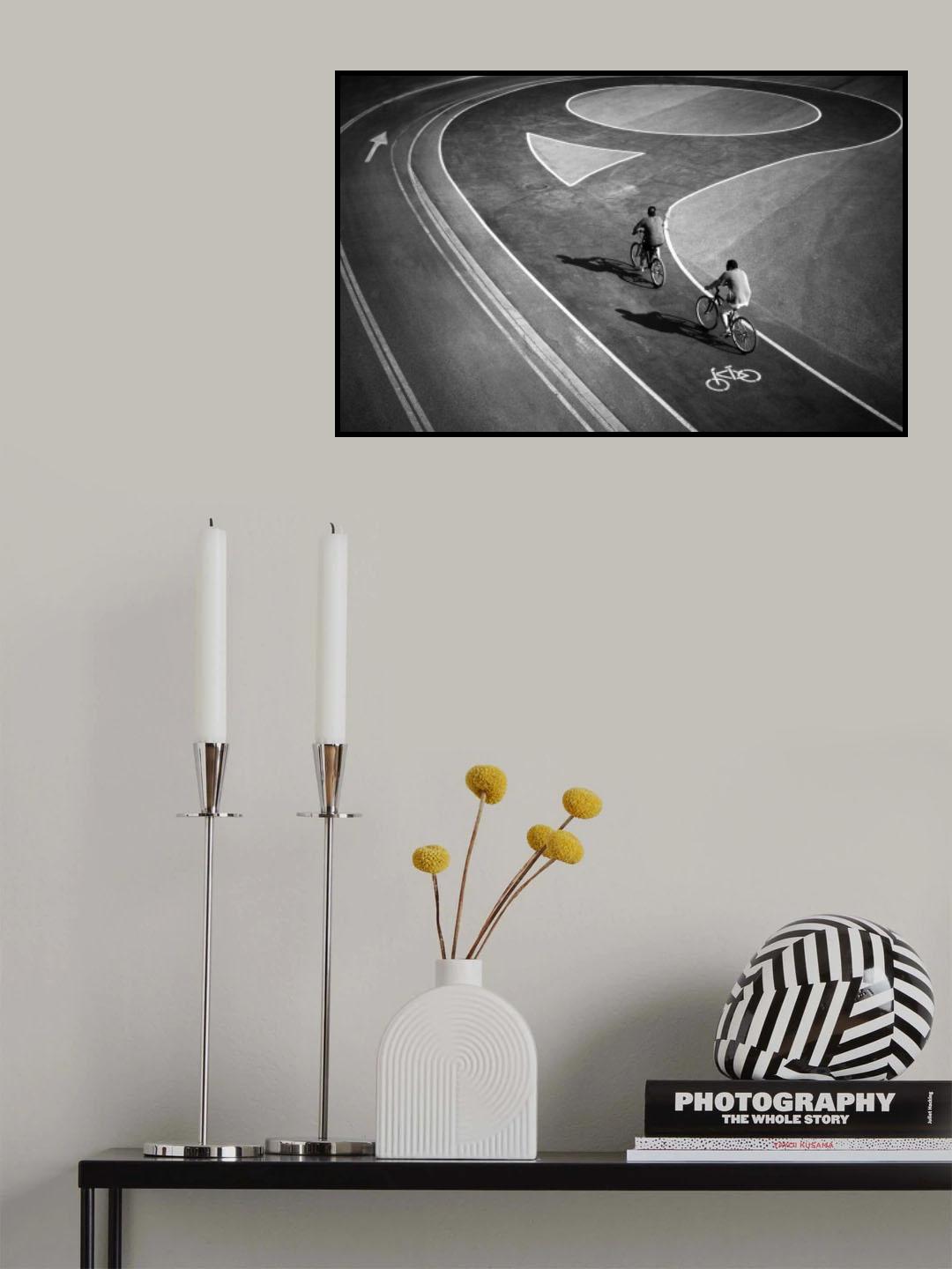 Cycling tour Poster och Canvastavla