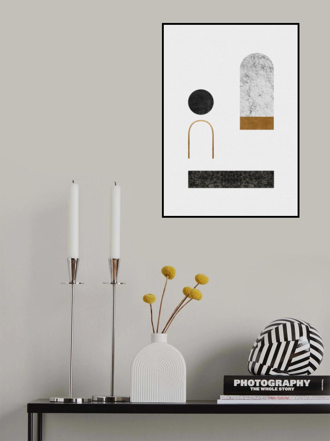 Abstract Geometric II Poster och Canvastavla