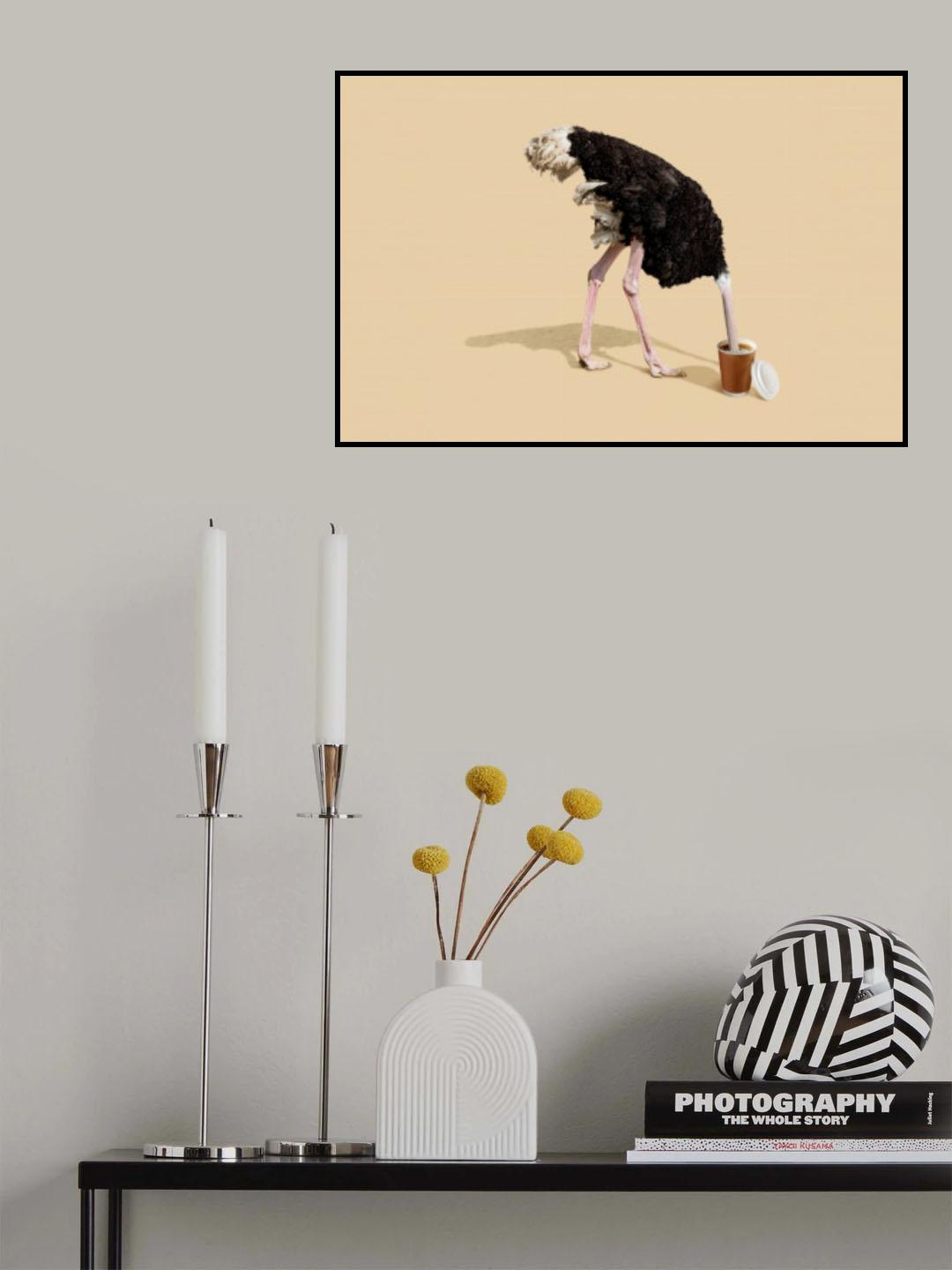 Dive in Coffee Poster och Canvastavla