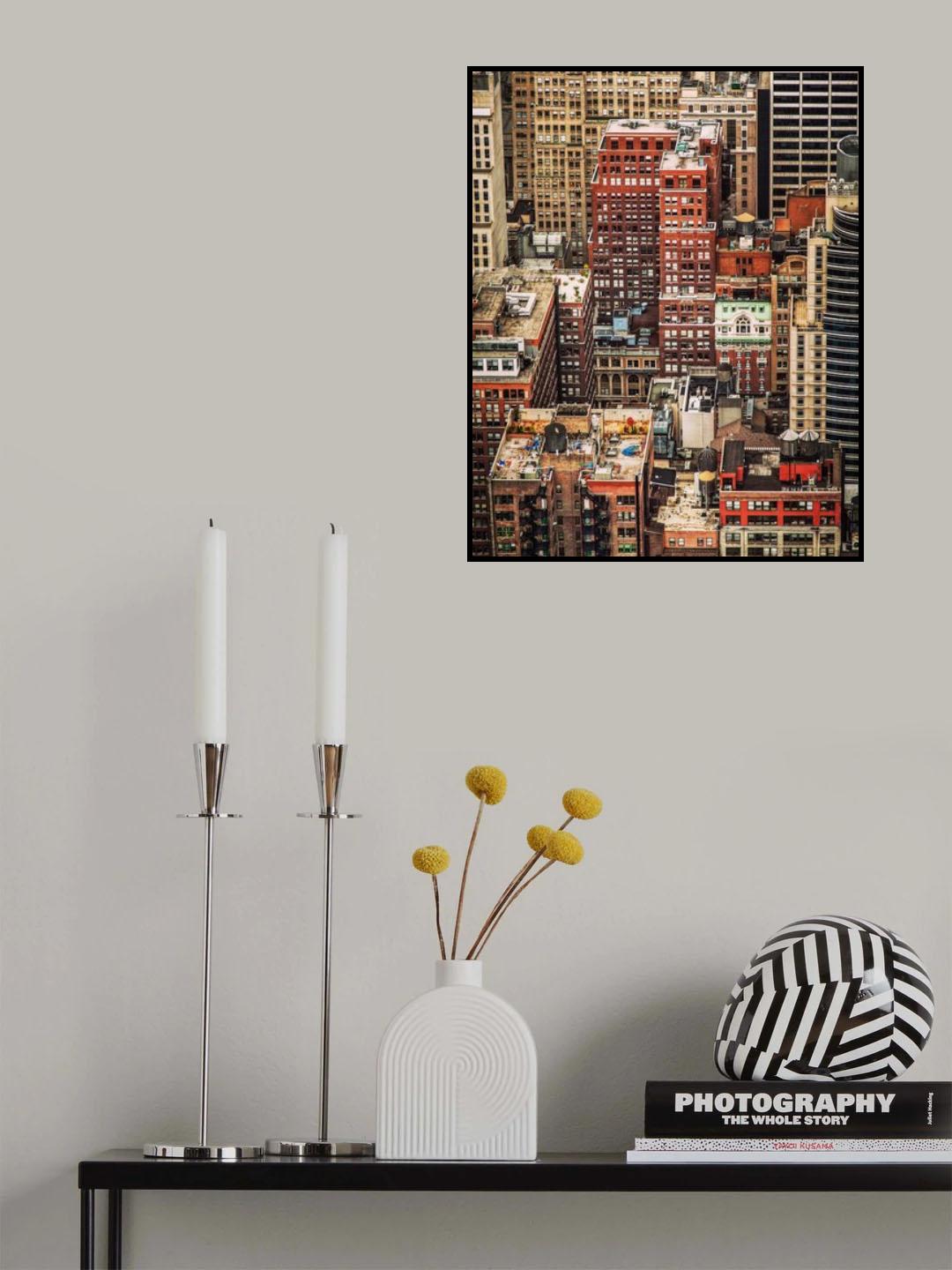 Multi colour Manhattan Poster och Canvastavla