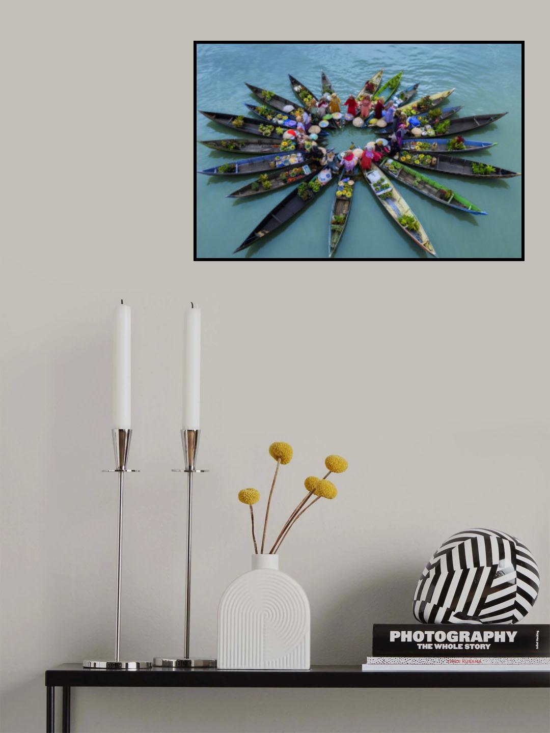 Lotus formation Poster och Canvastavla