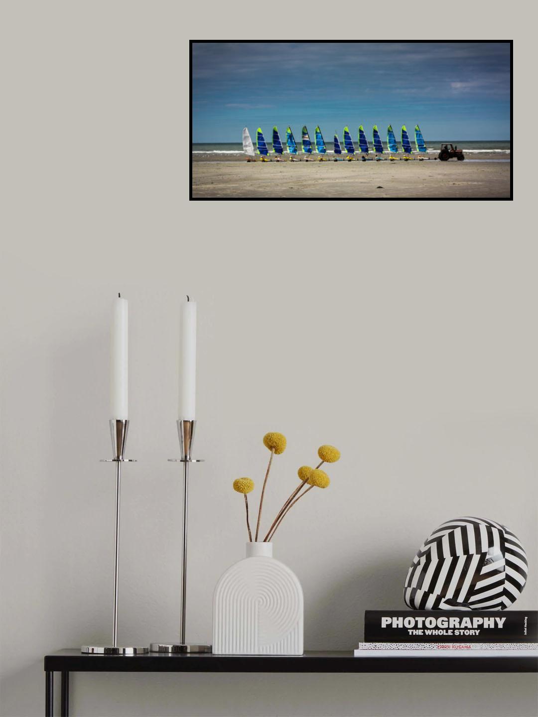 char à voile Poster och Canvastavla