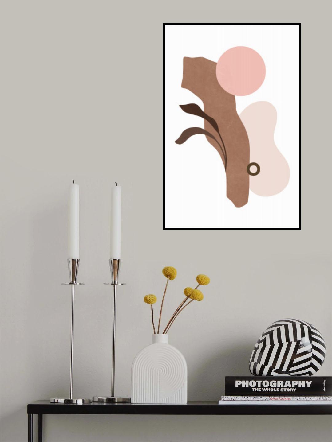 Tropical Villa Color and Shapes 28 Poster och Canvastavla