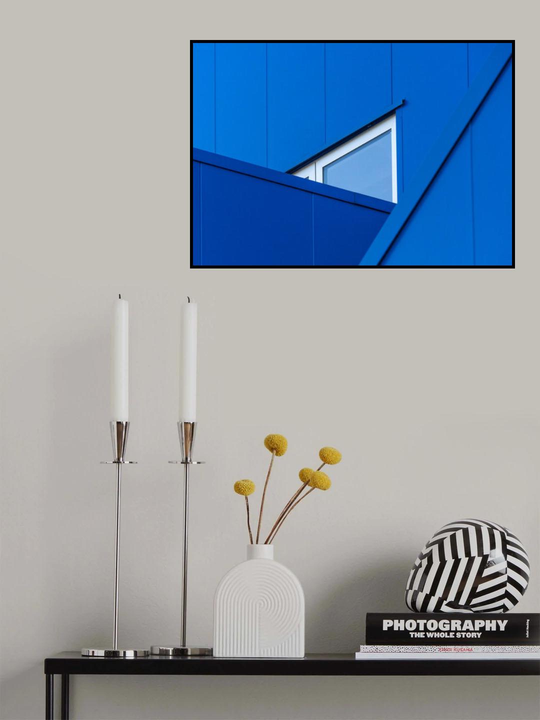 Blue in blue Poster och Canvastavla