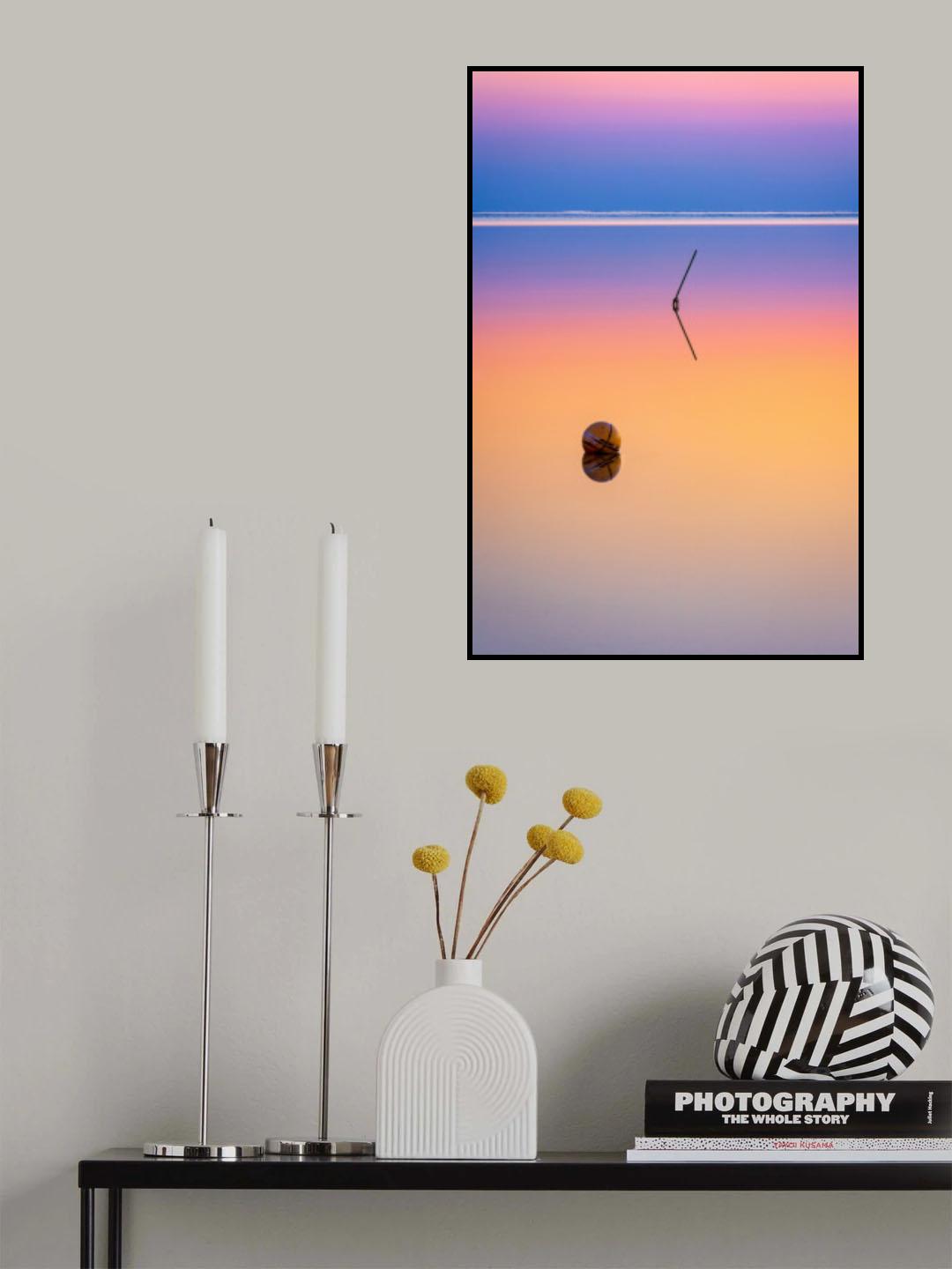Abstract sunrise Poster och Canvastavla