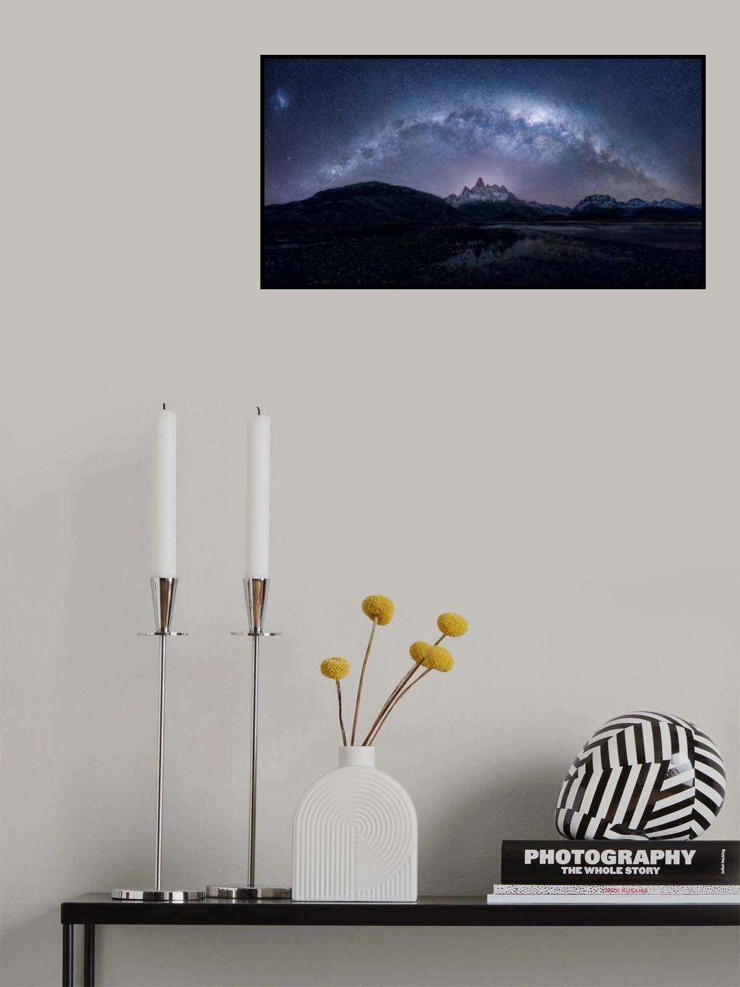 Fitz Roy Milky Way Poster och Canvastavla