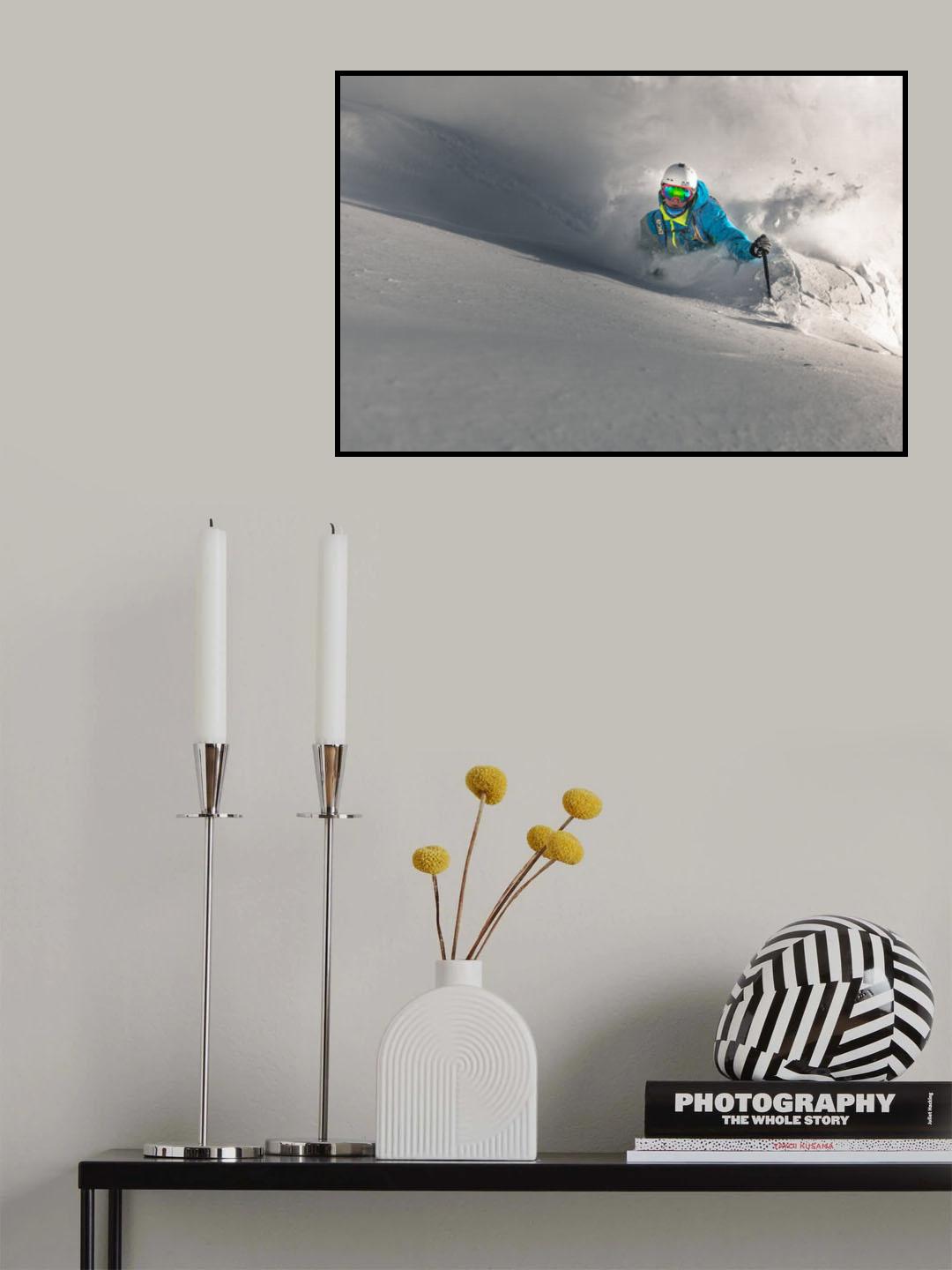 Powder earthquake Poster och Canvastavla