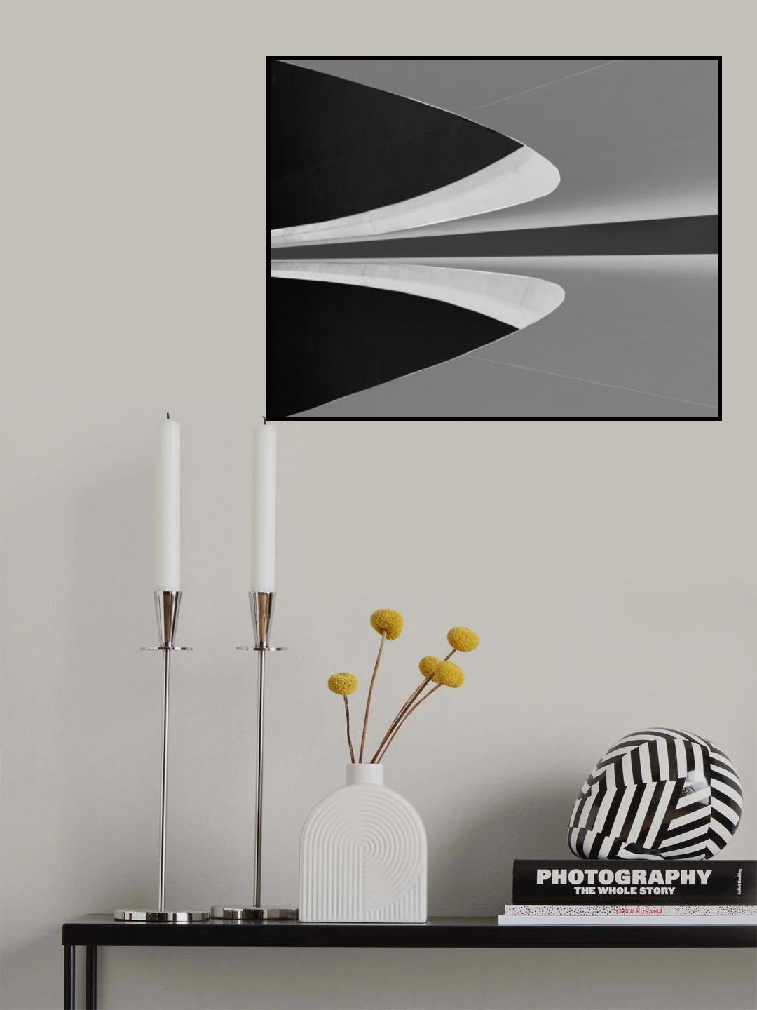CURVED LINES Poster och Canvastavla