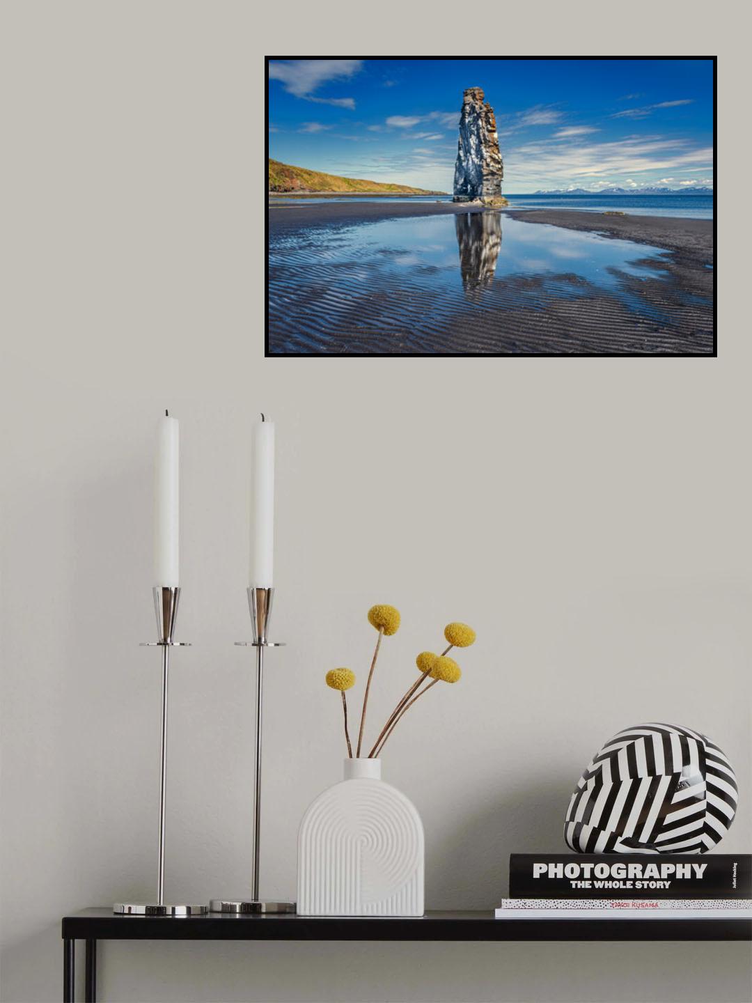 dinosaur rock in northwestern Iceland Poster och Canvastavla