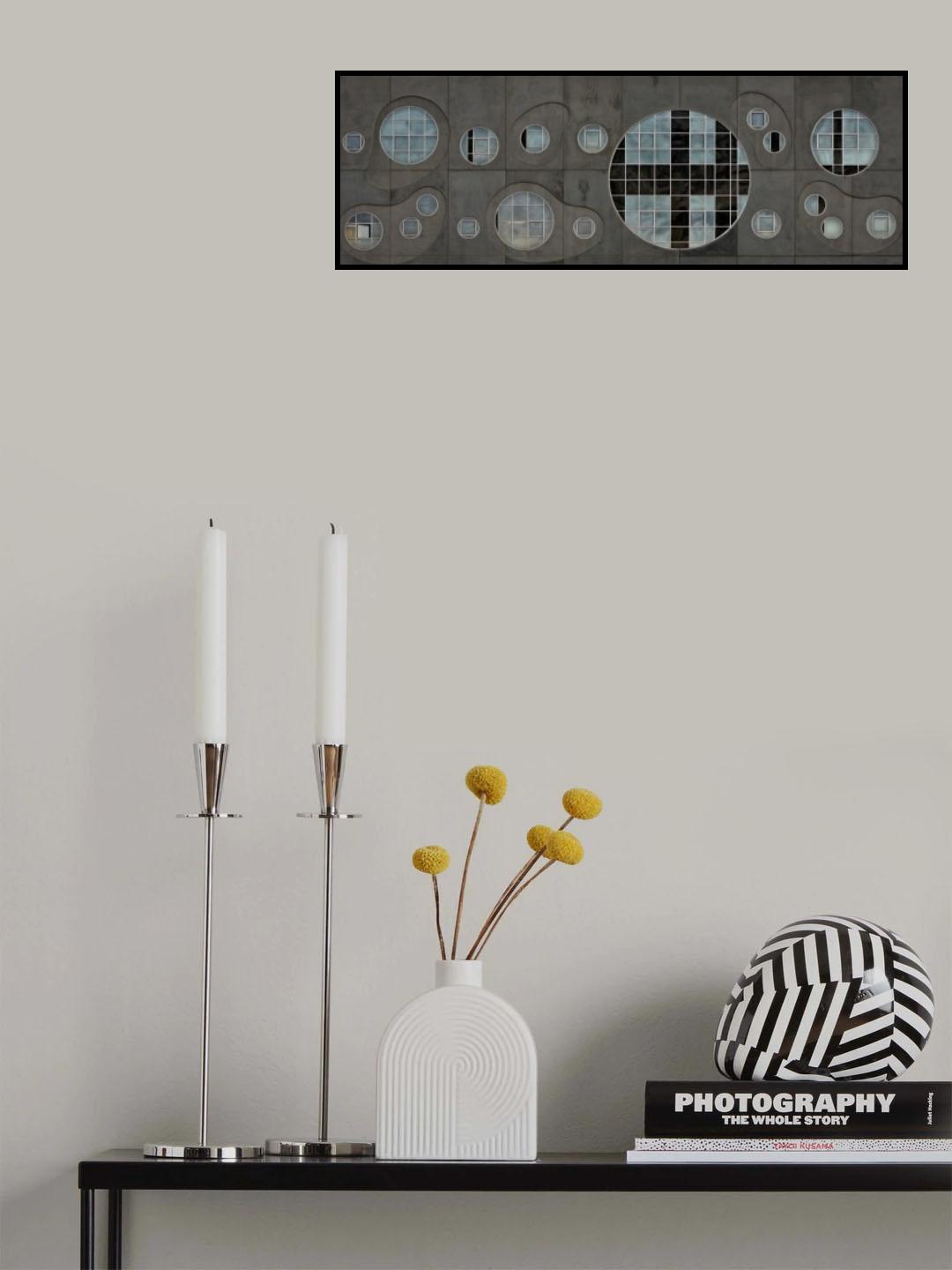Section of windows Poster och Canvastavla