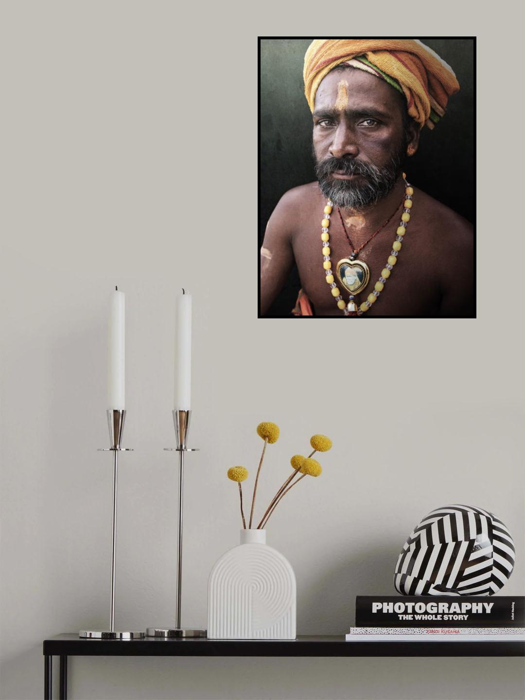 Portrait.India Poster och Canvastavla