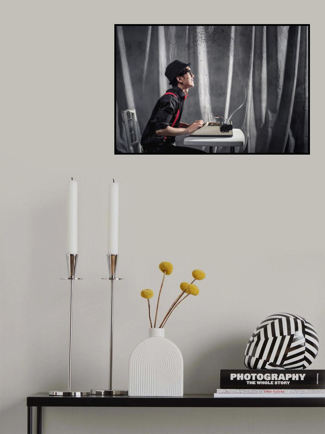 writer Poster och Canvastavla