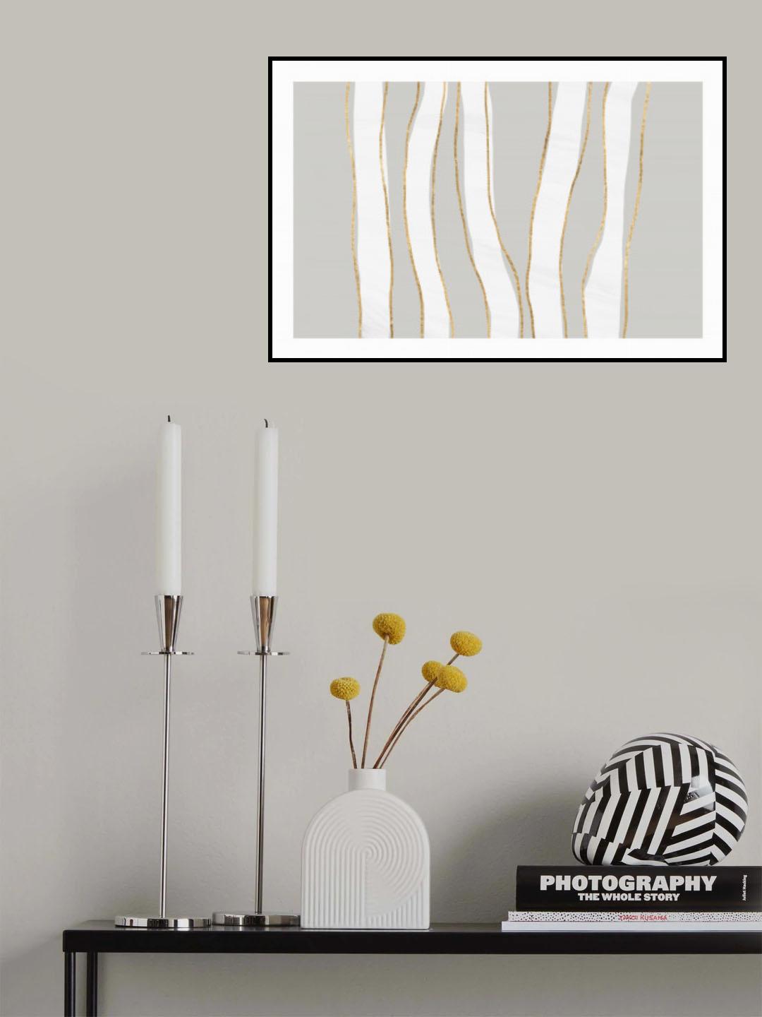 Lines Poster och Canvastavla