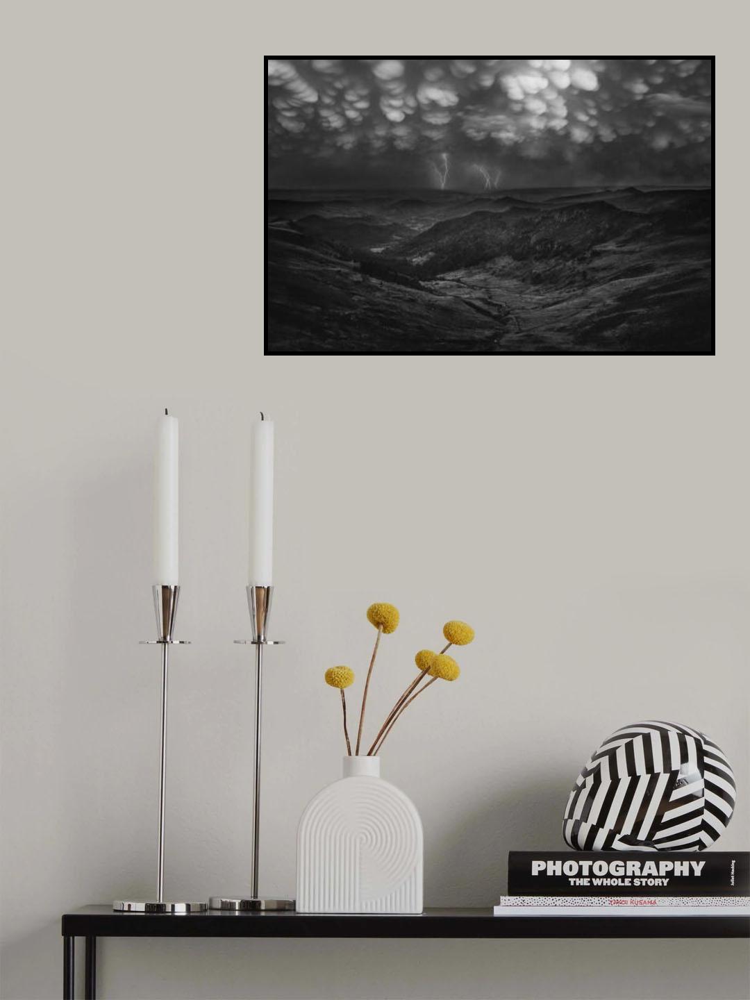 Puy Chavaroche Auvergne Poster och Canvastavla