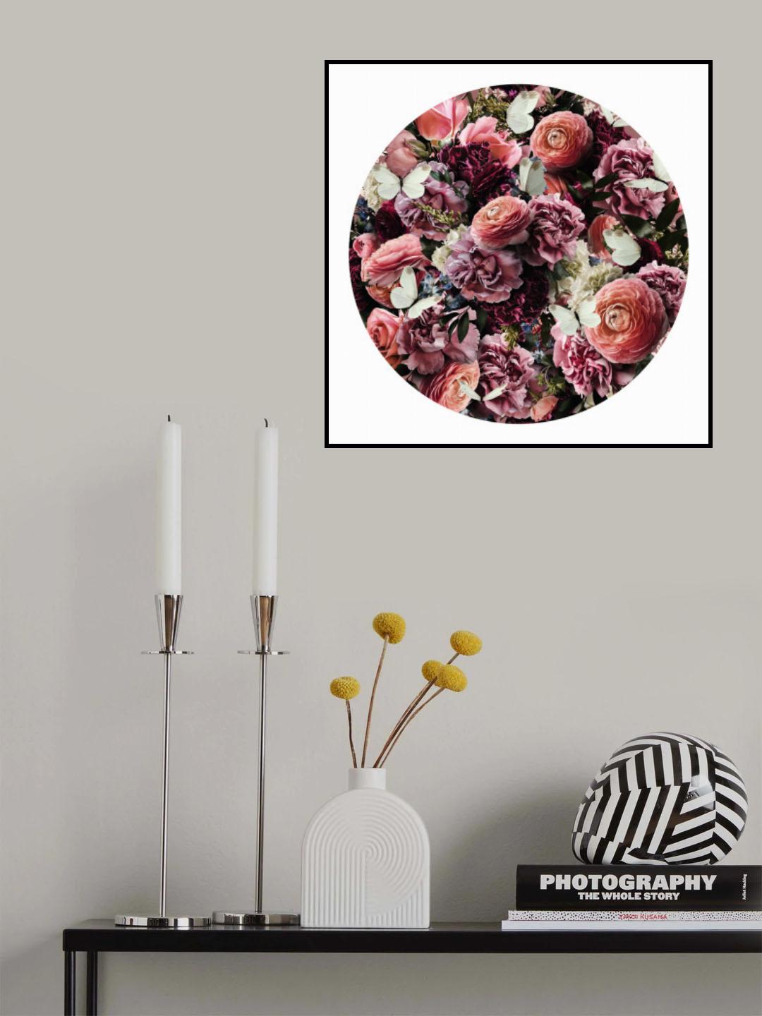 Paisely Blooms Poster och Canvastavla