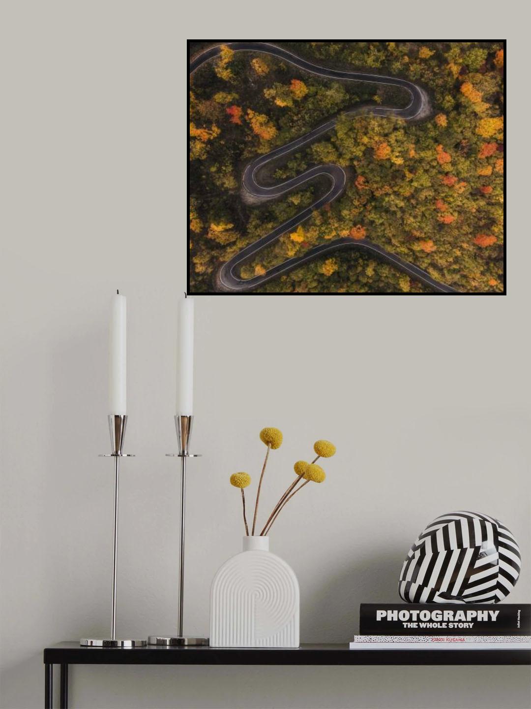 autumn way Poster och Canvastavla